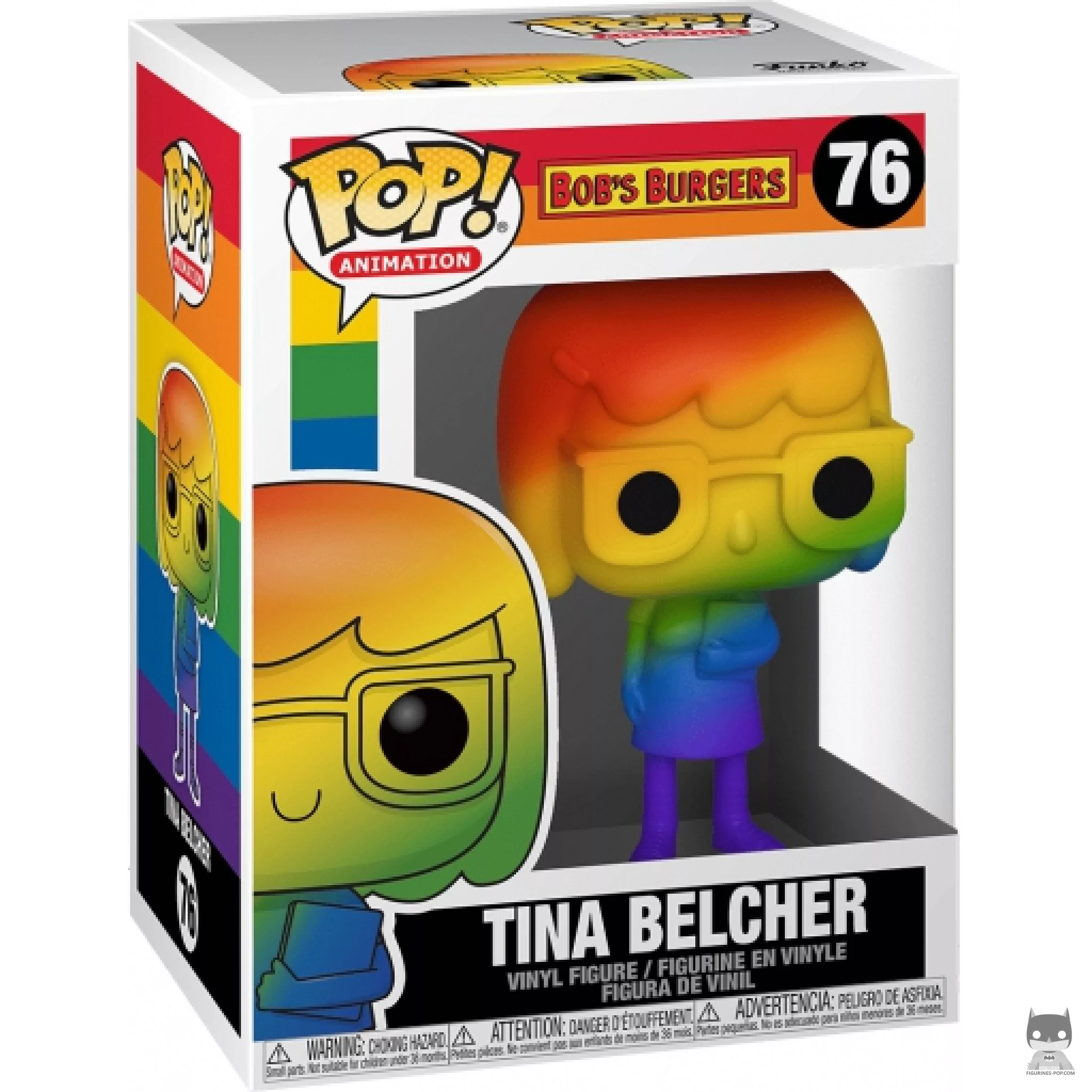 Tina Belcher (Rainbow) Funko Pop! figure in its box