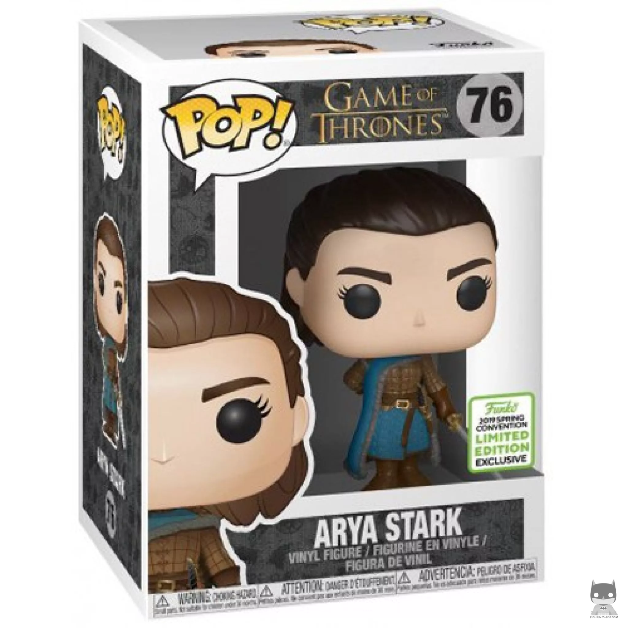 Arya Stark Funko Pop! figure in its box