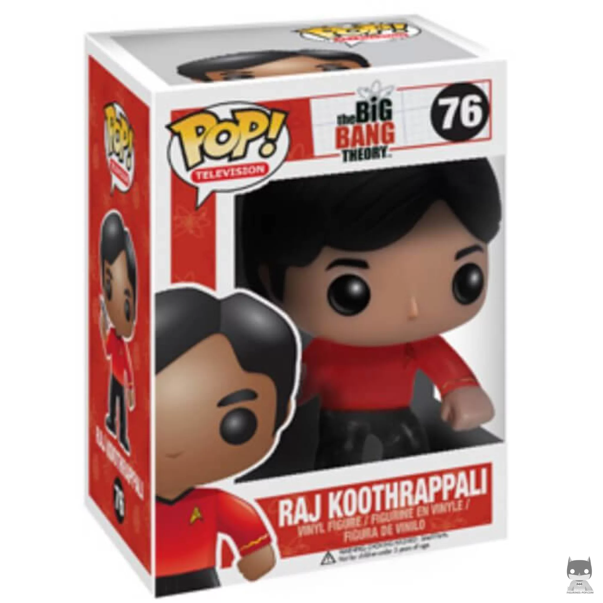 Raj Koothrappali (Star Trek) Funko Pop! figure in its box