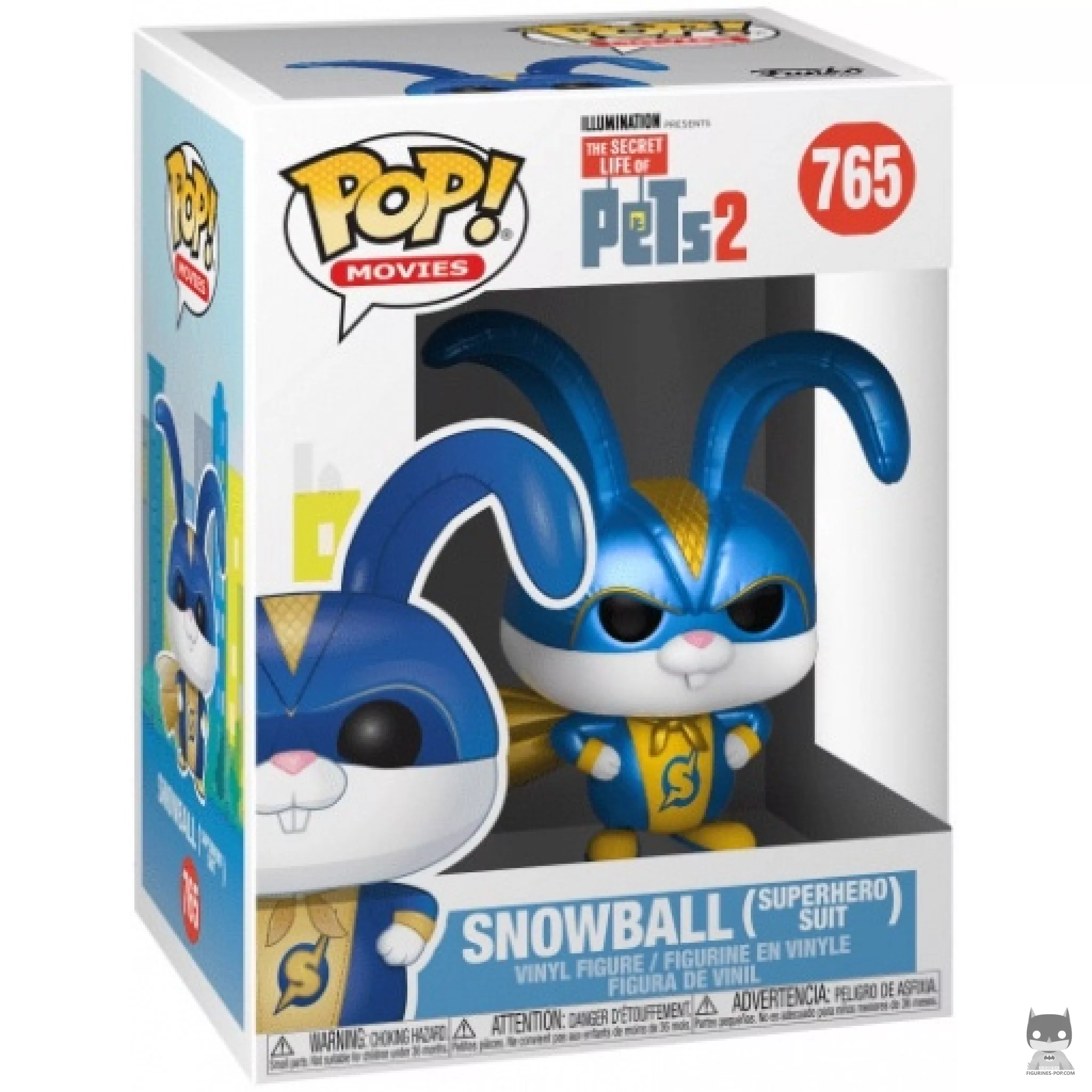 Snowball in Superhero Suit Funko Pop! figure in its box