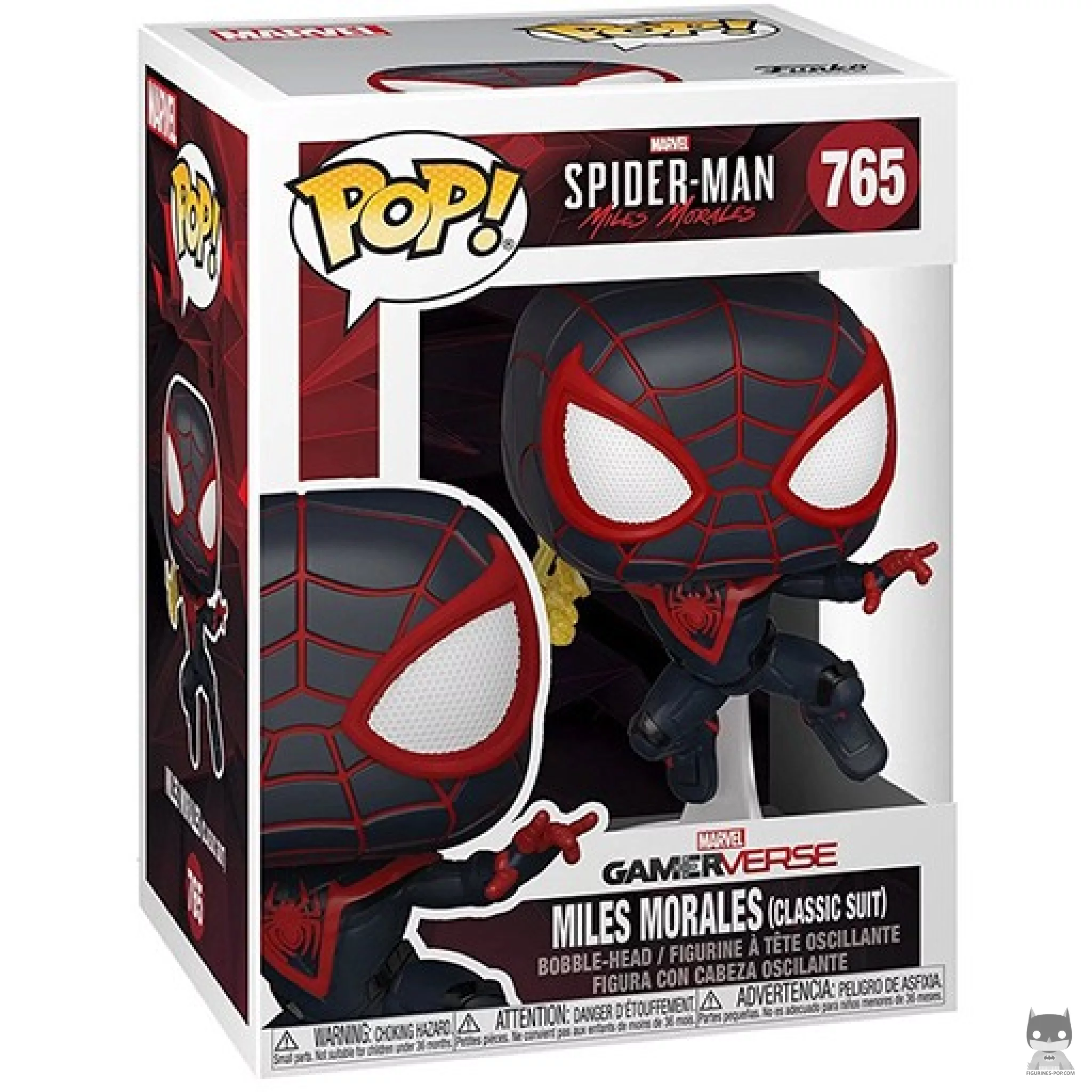 Miles Morales (Classic Suit) Funko Pop! figure in its box
