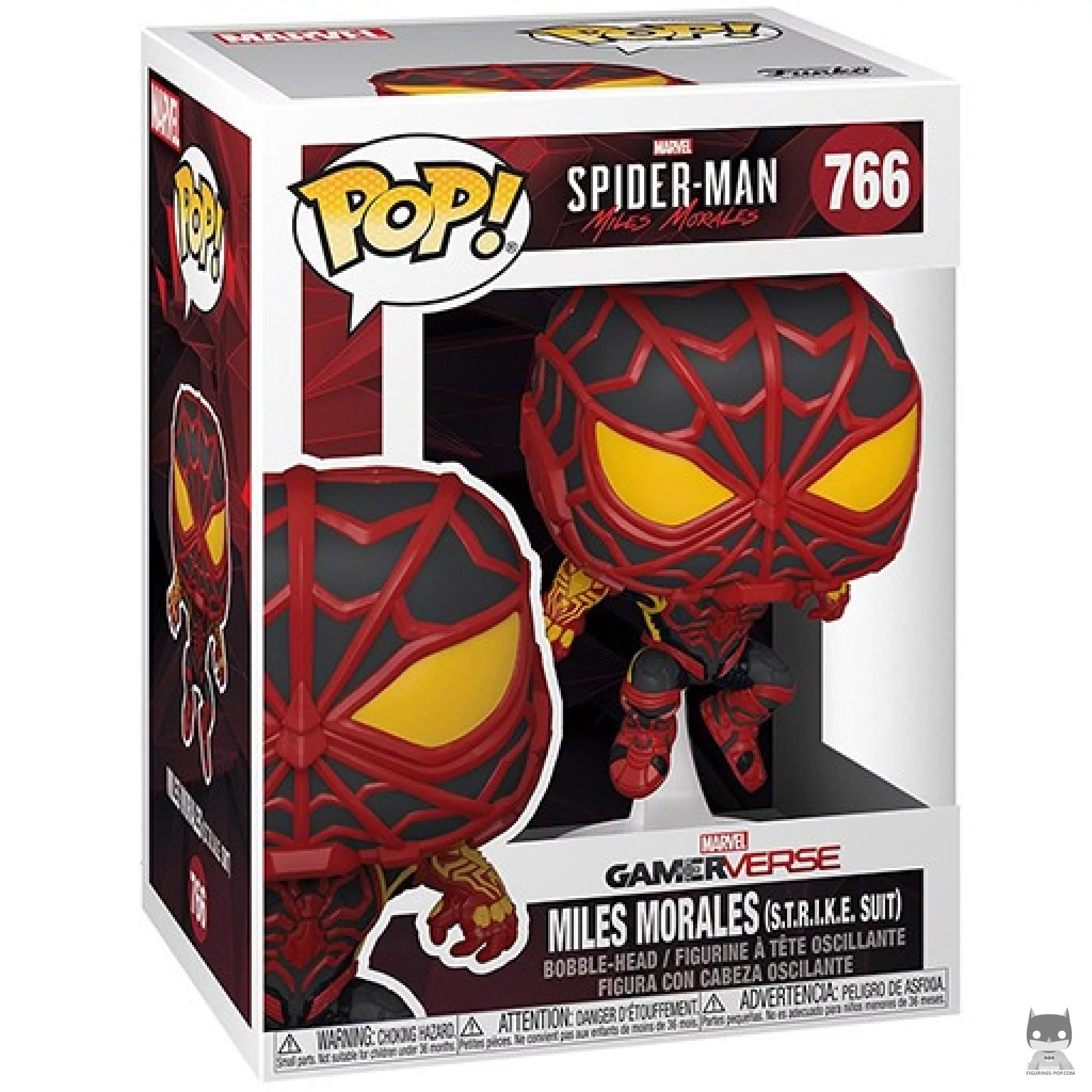Miles Morales (S.T.R.I.K.E. Suit) Funko Pop! figure in its box