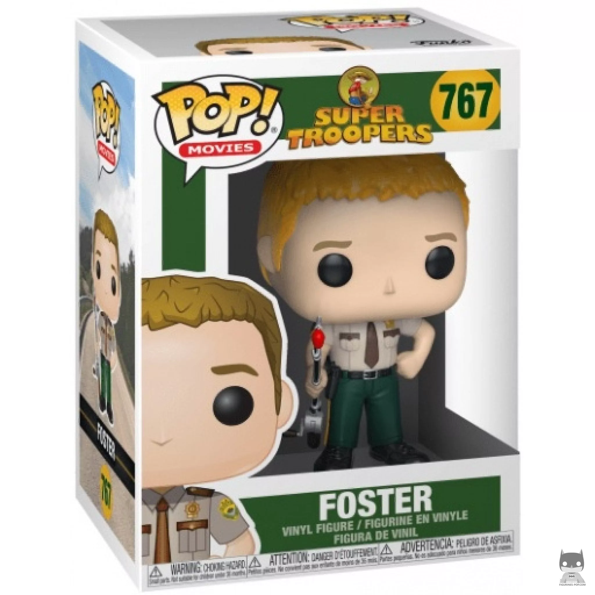 Foster Funko Pop! figure in its box