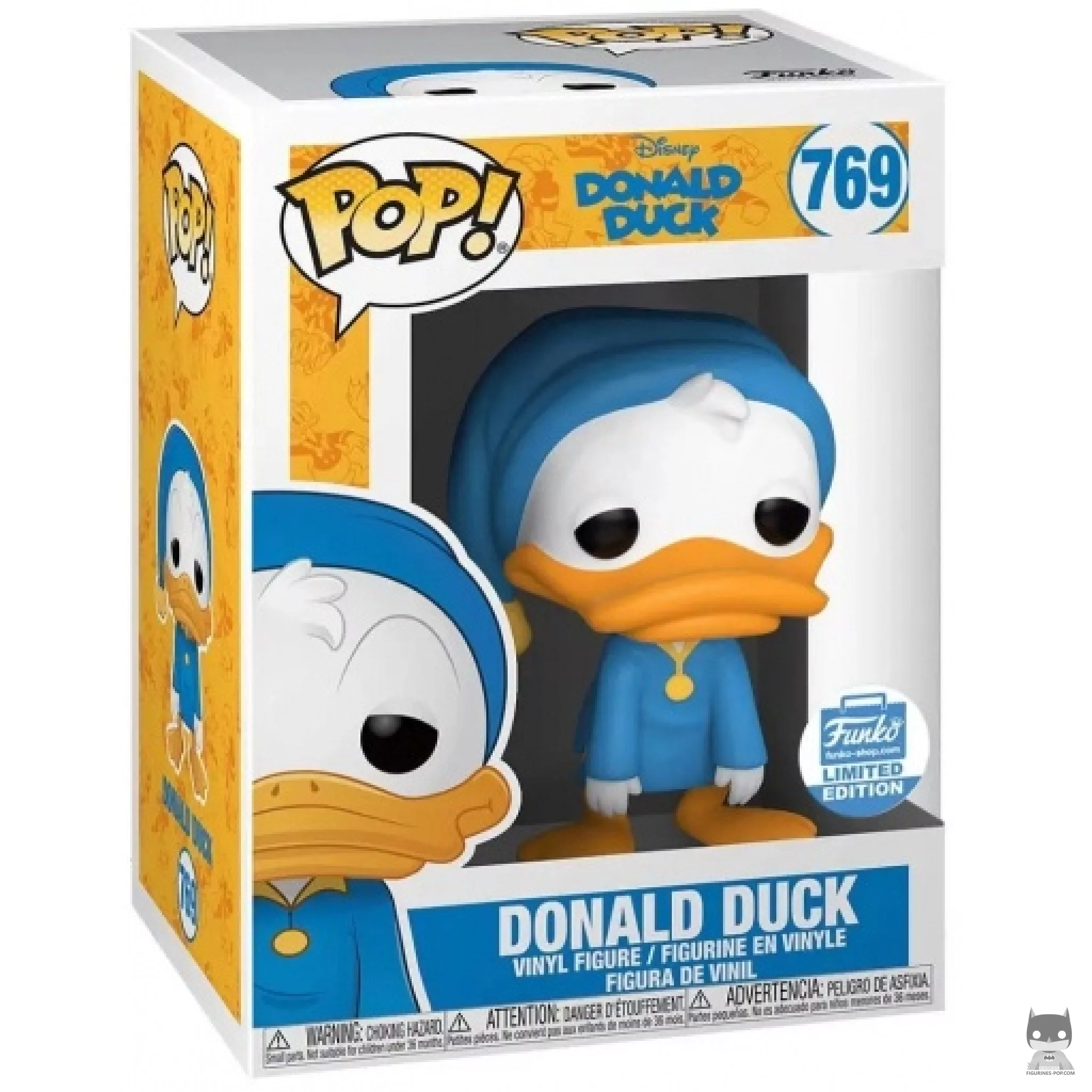 Donald Duck Funko Pop! figure in its box