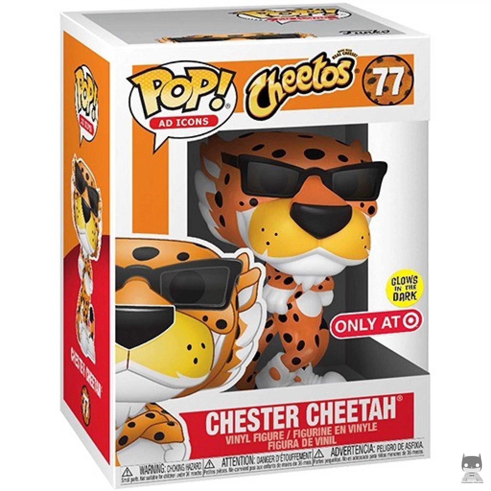 Chester Cheetah Funko Pop! figure in its box