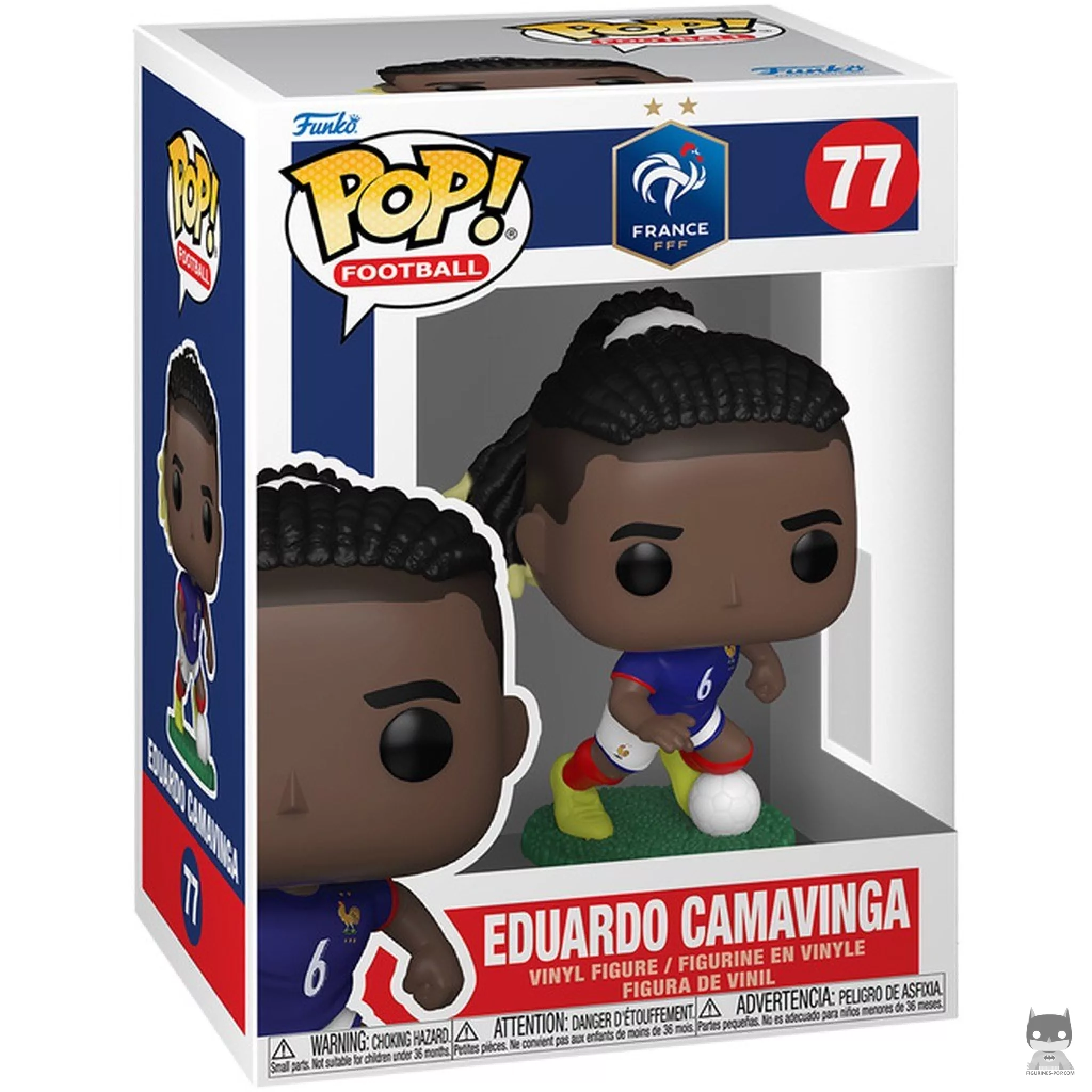 Eduardo Camavinga (France) Funko Pop! figure in its box