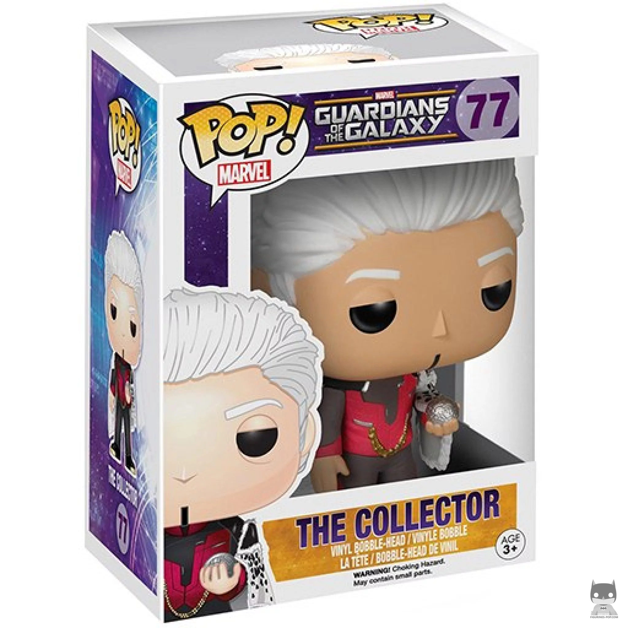The Collector Funko Pop! figure in its box