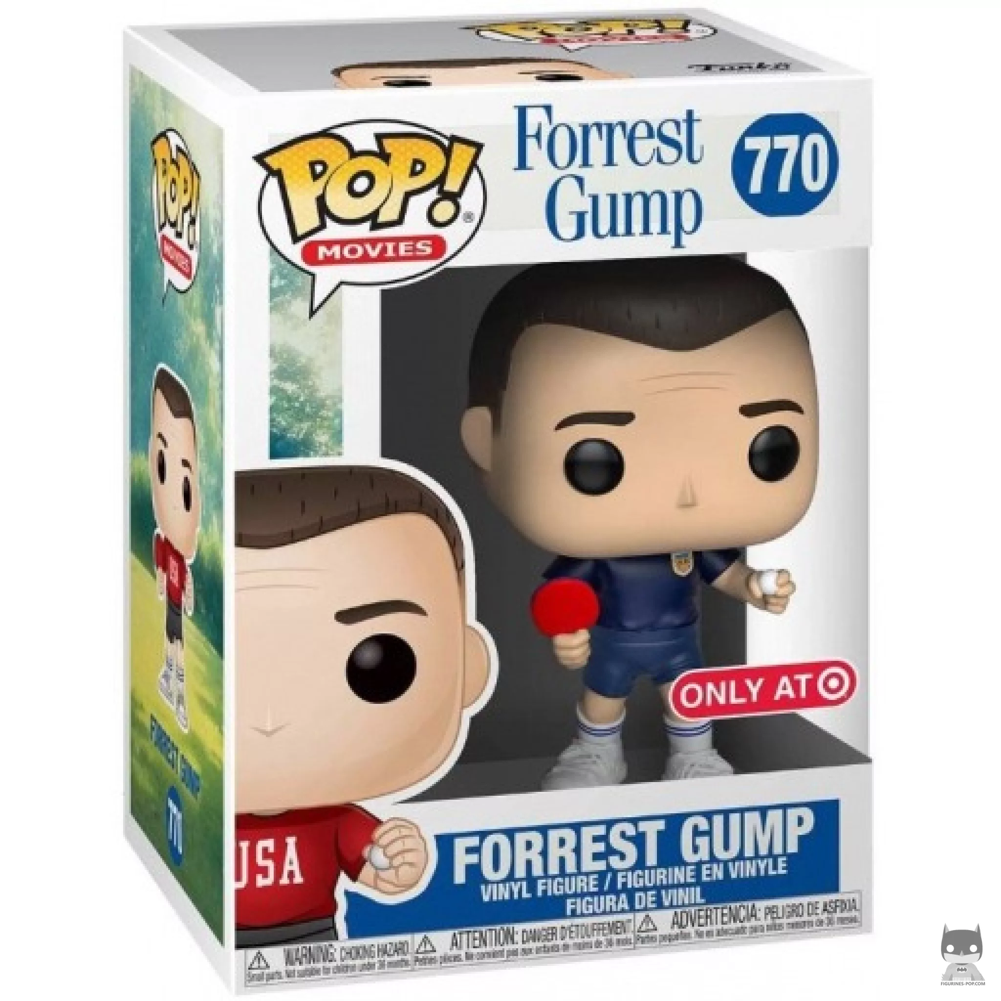 Forrest Gump Ping Pong (Blue) Funko Pop! figure in its box