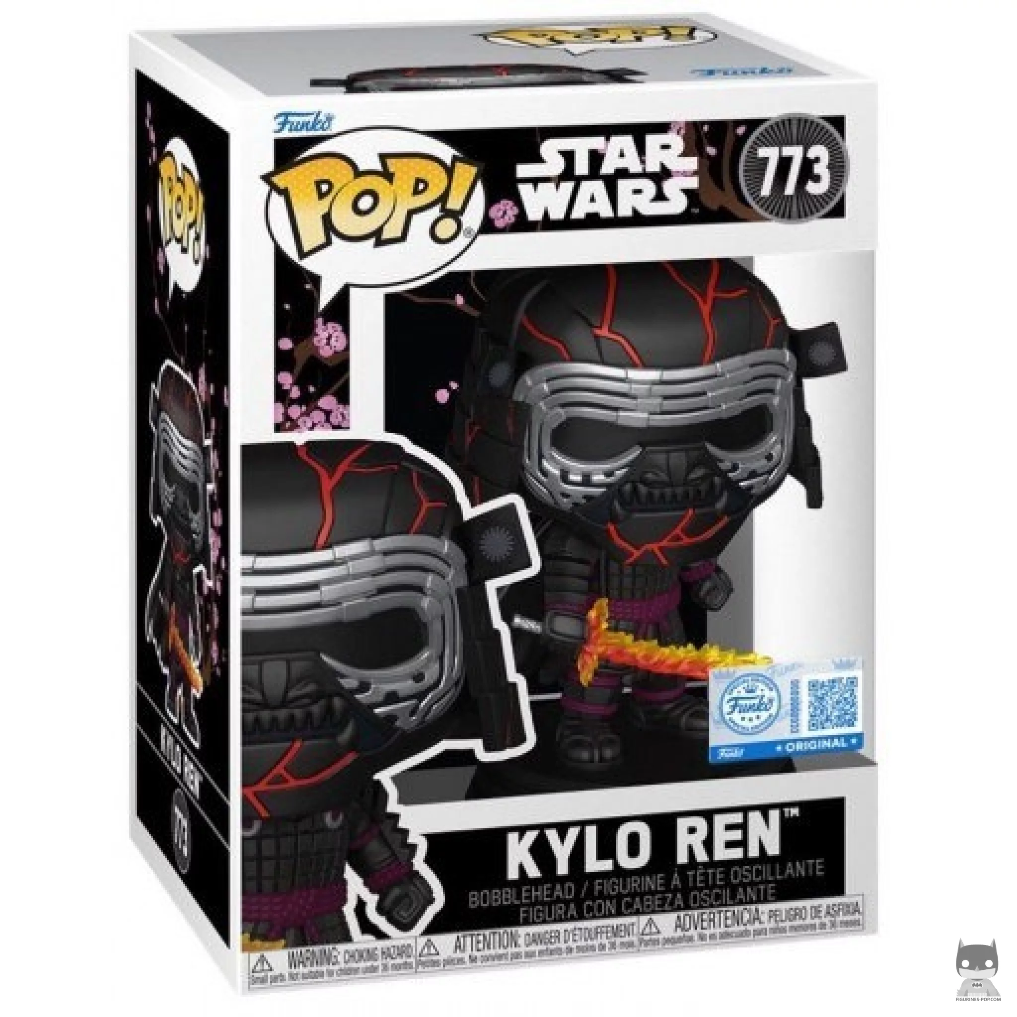 Kylo Ren (Samurai) Funko Pop! figure in its box