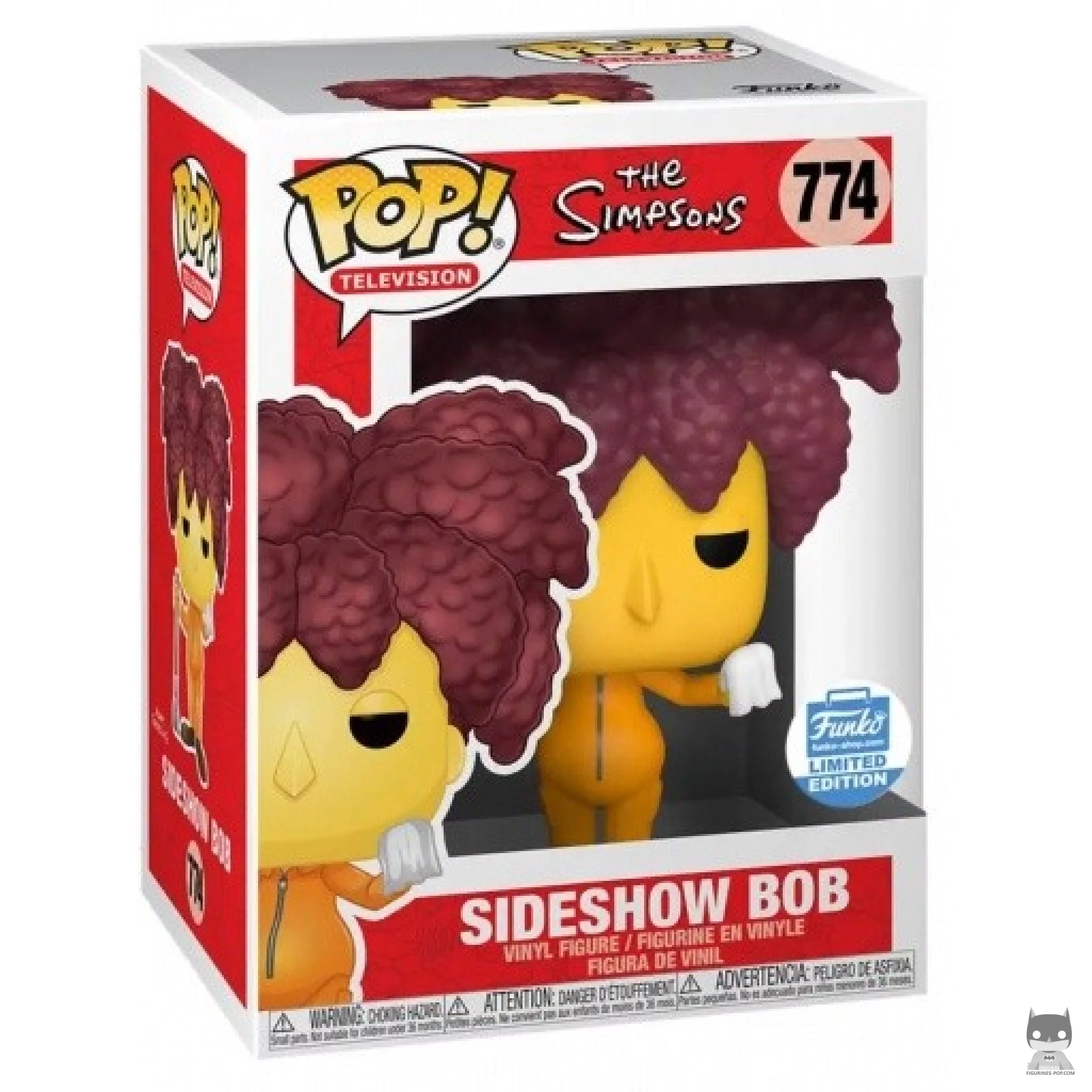 Sideshow Bob Funko Pop! figure in its box