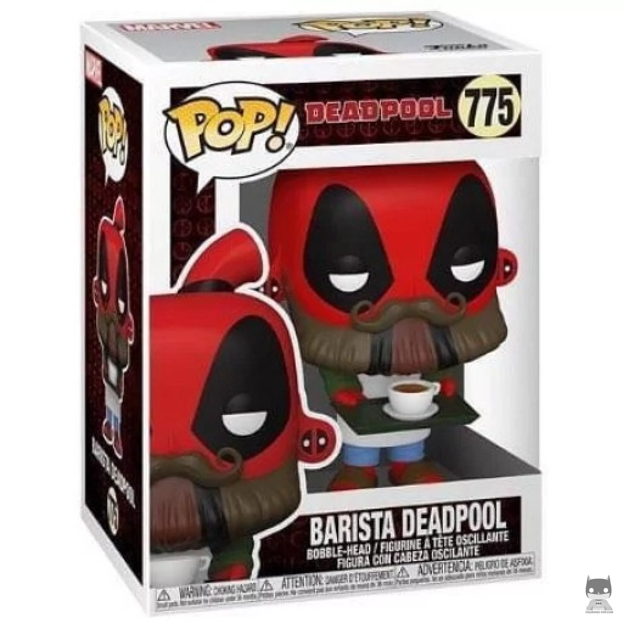 Barista Deadpool Funko Pop! figure in its box