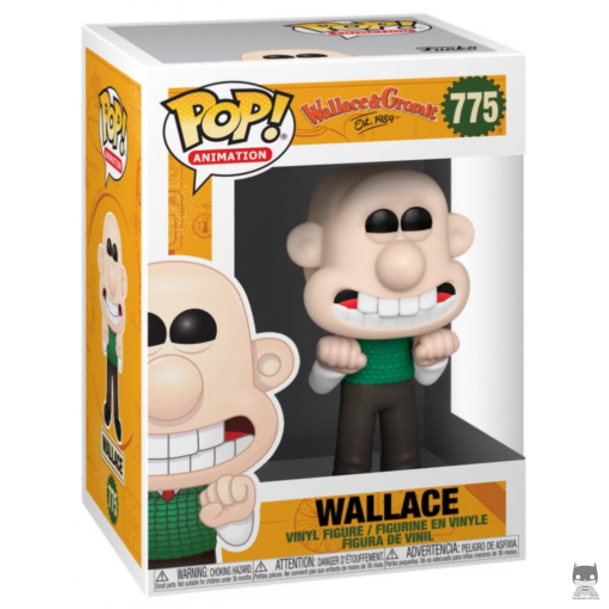 Wallace Funko Pop! figure in its box