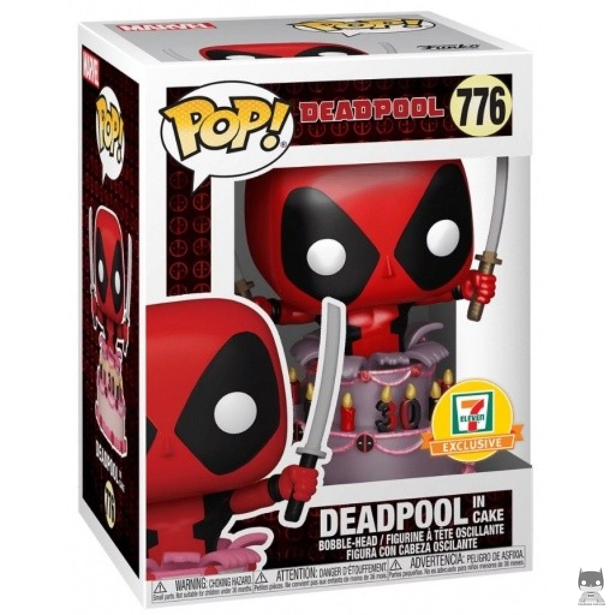 Deadpool in Cake (Metallic) Funko Pop! figure in its box