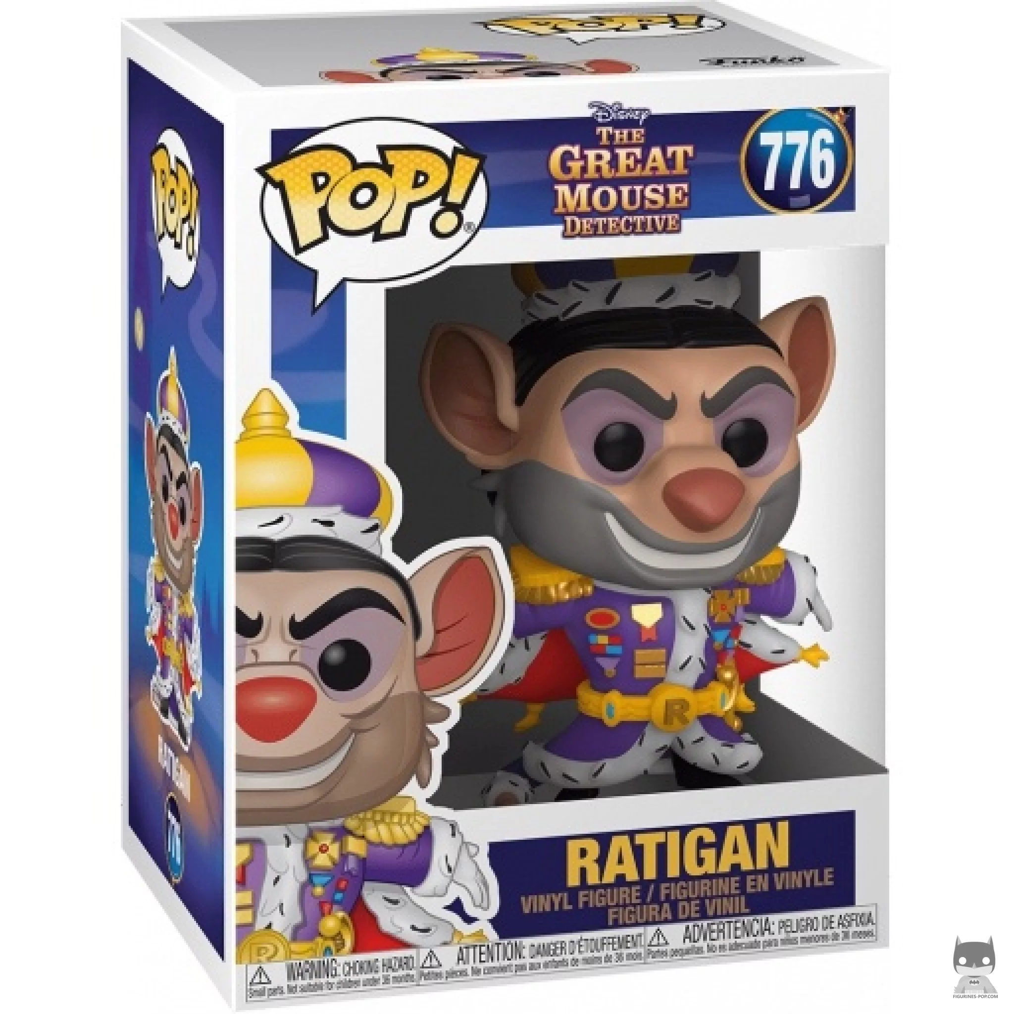 Ratigan Funko Pop! figure in its box