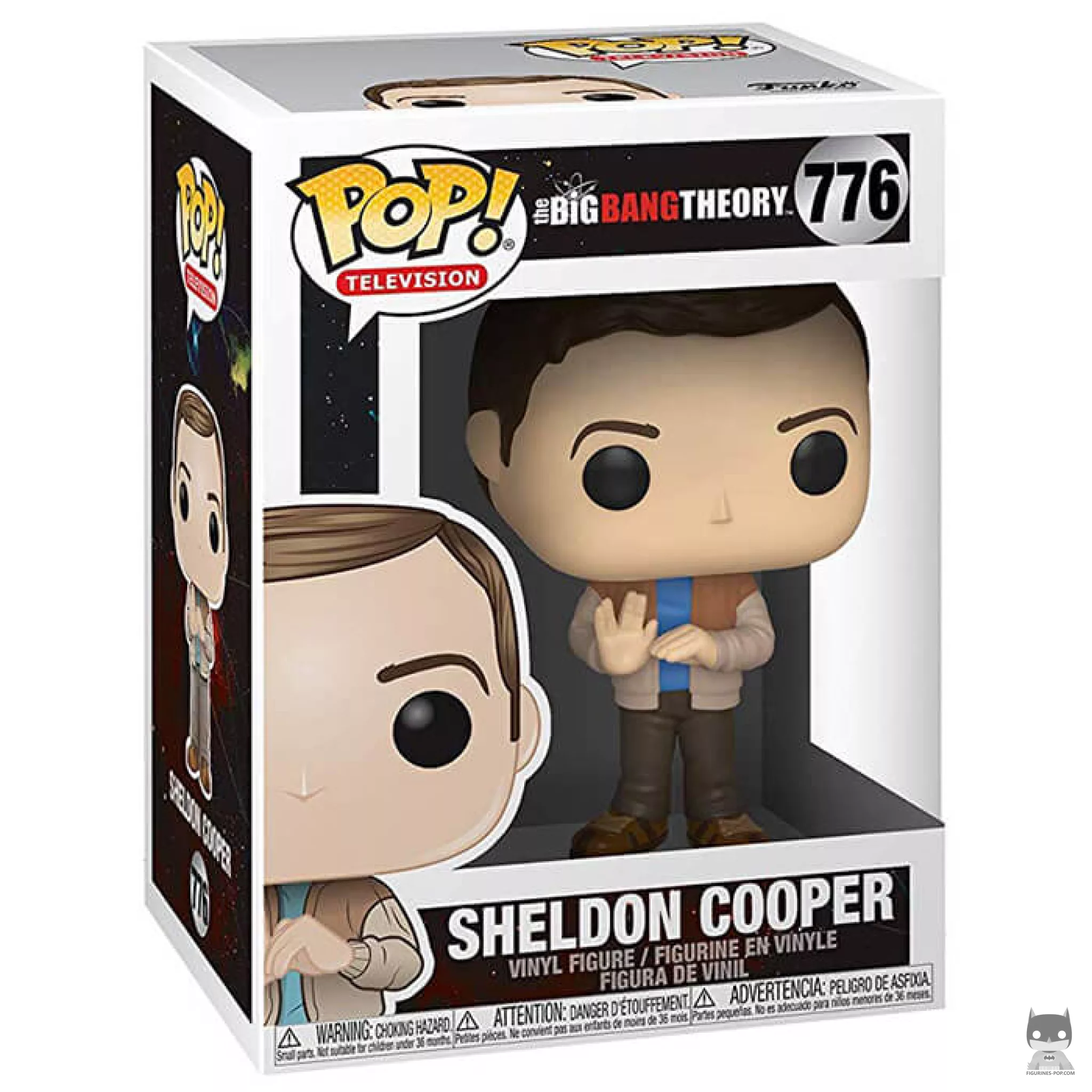 Sheldon Cooper Funko Pop! figure in its box