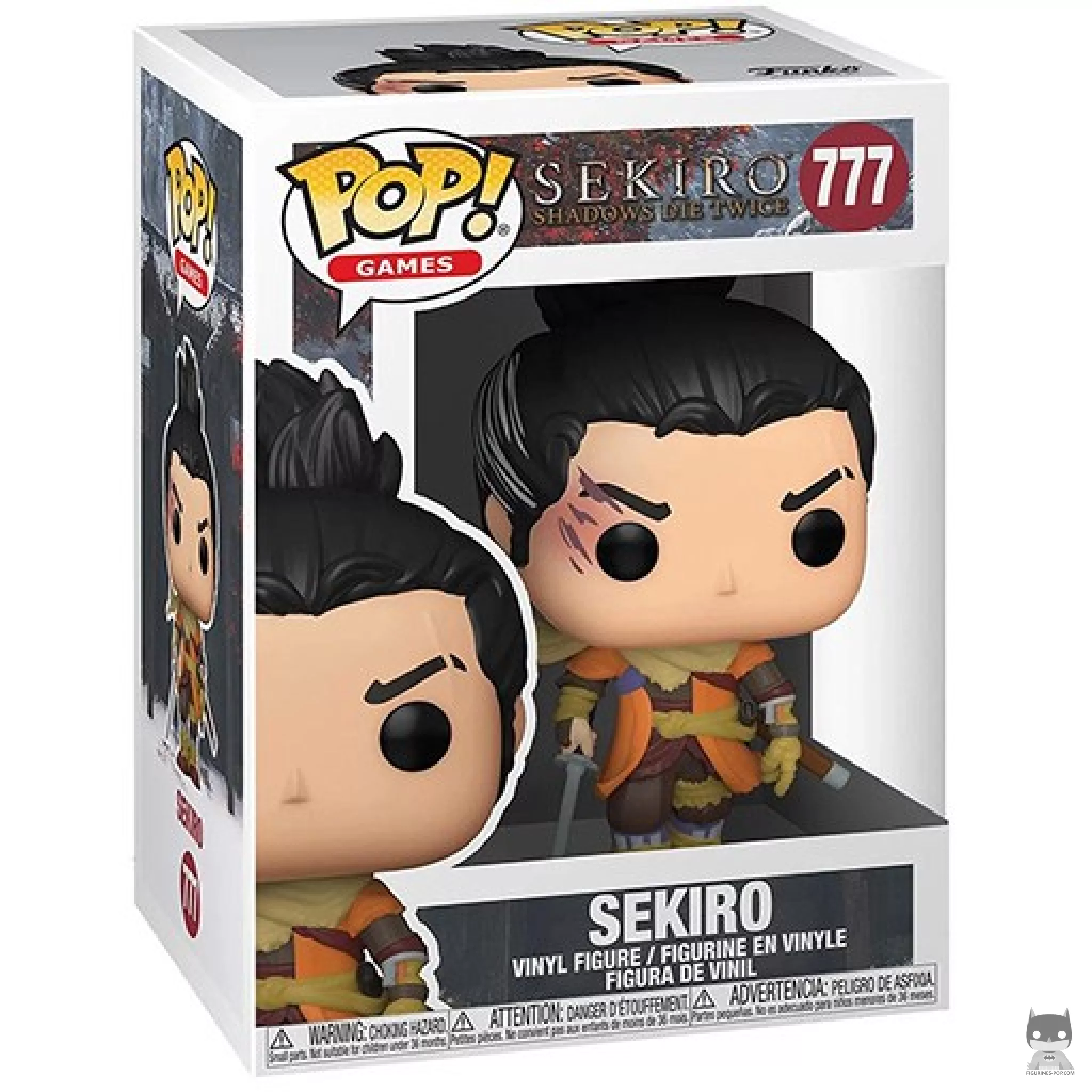 Sekiro Funko Pop! figure in its box