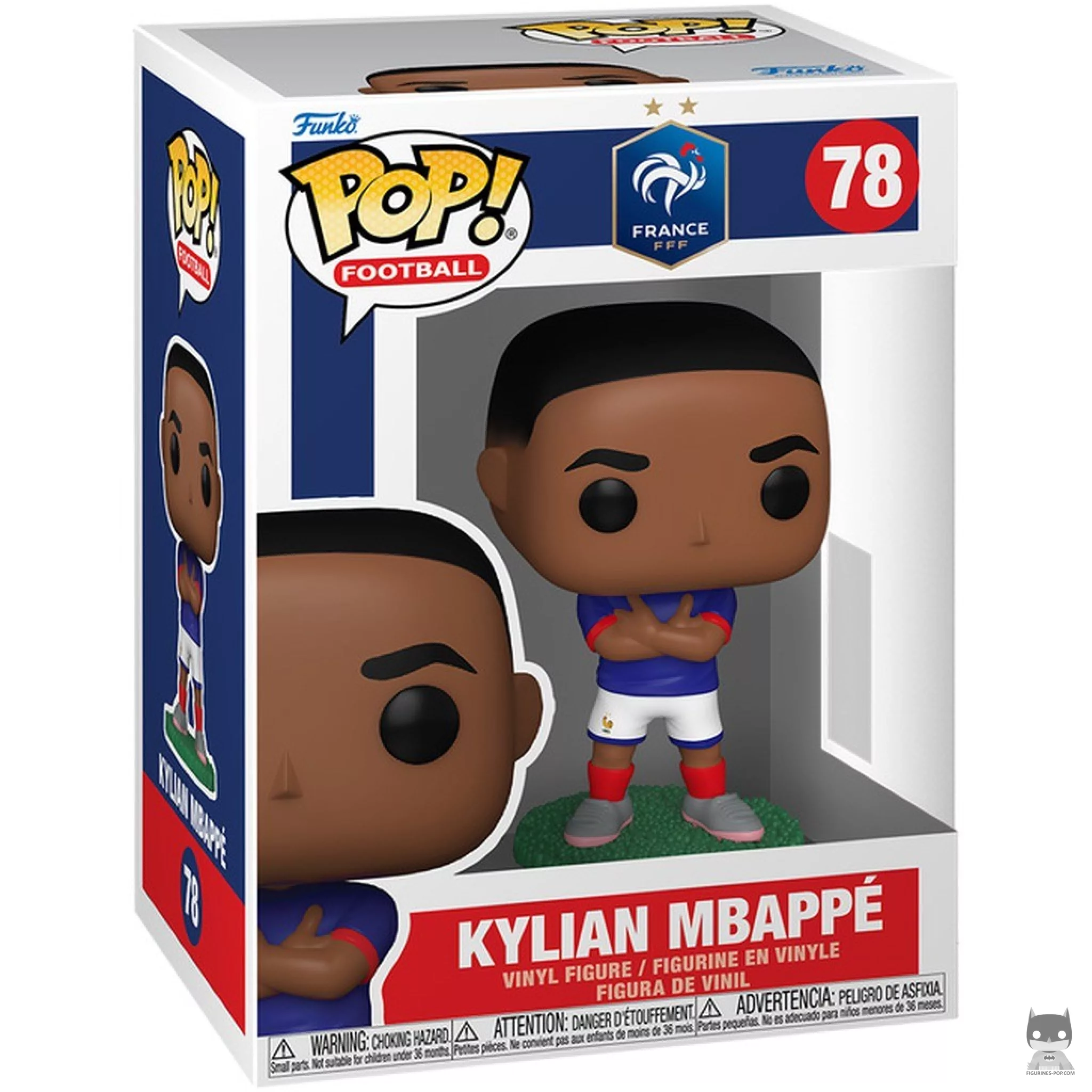 Kylian Mbappé (France) Funko Pop! figure in its box