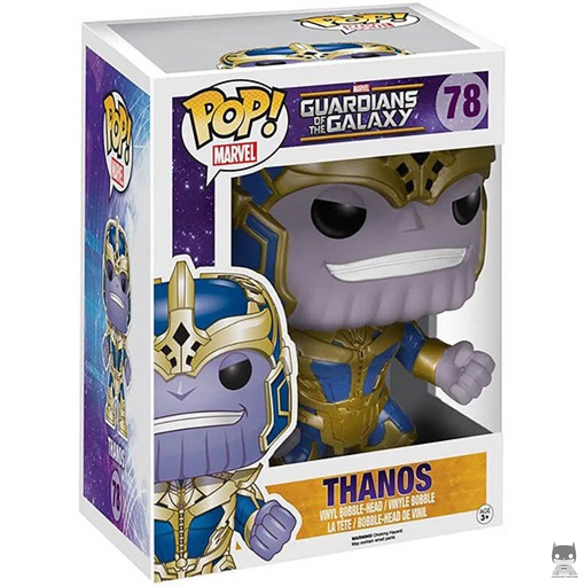 Thanos (Supersized) Funko Pop! figure in its box