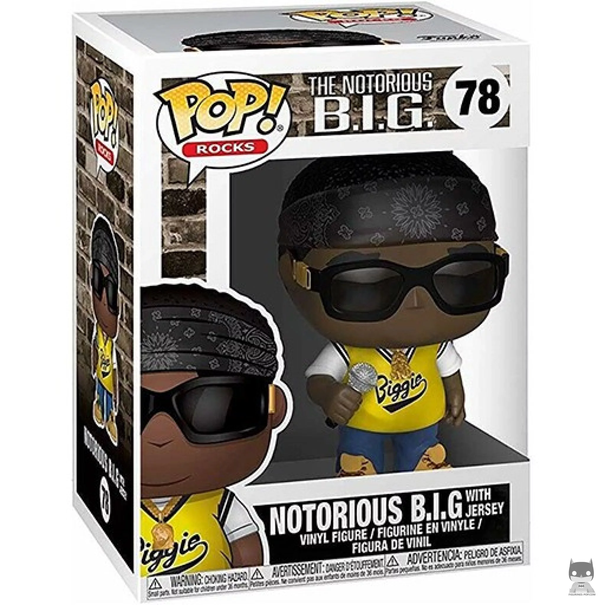 Notorious B.I.G Funko Pop! figure in its box