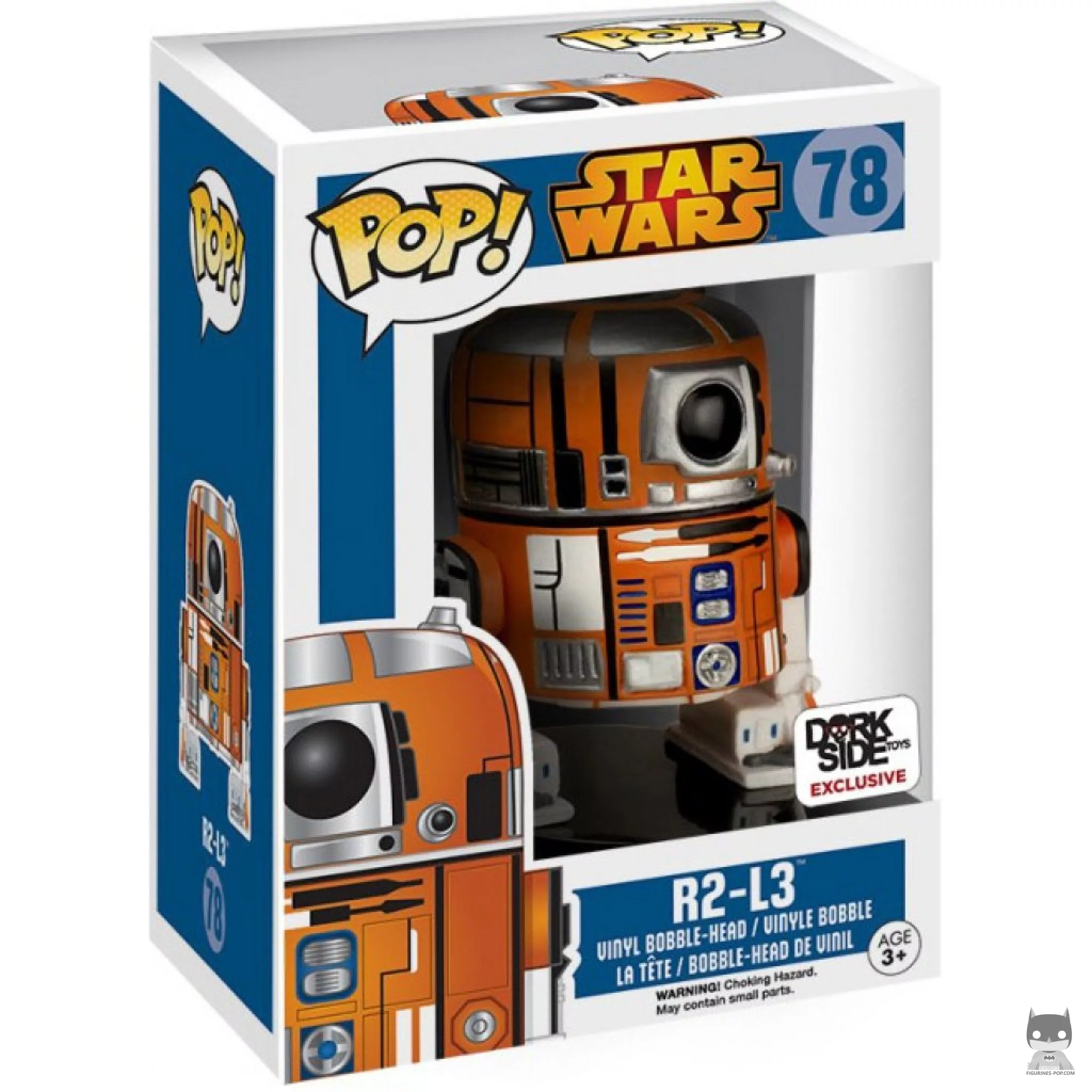 R2-L3 Funko Pop! figure in its box
