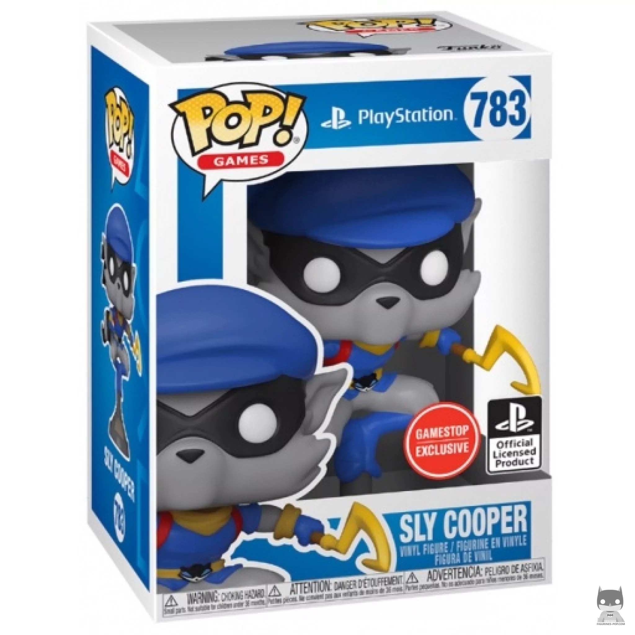 Sly Cooper Funko Pop! figure in its box
