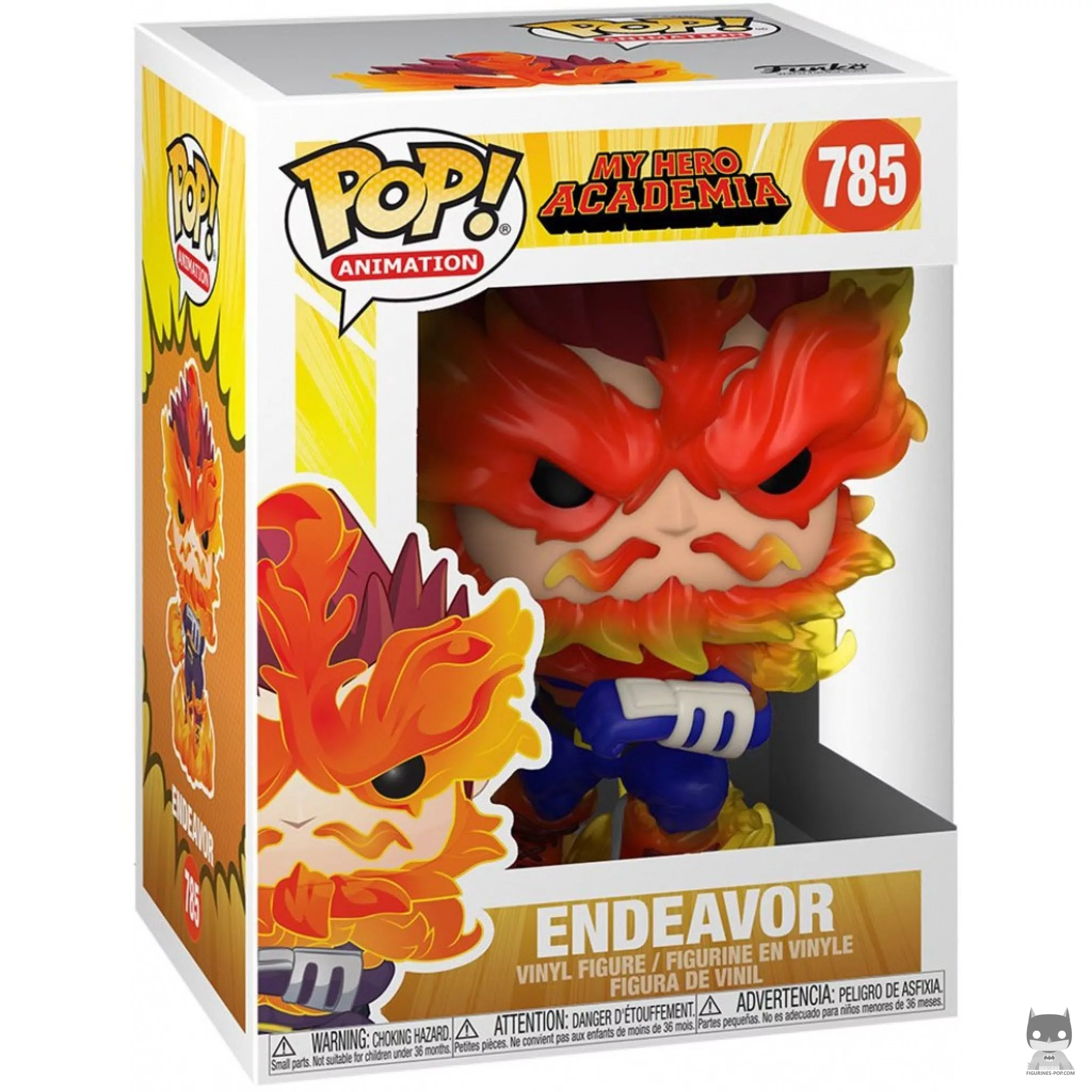 Endeavor Funko Pop! figure in its box