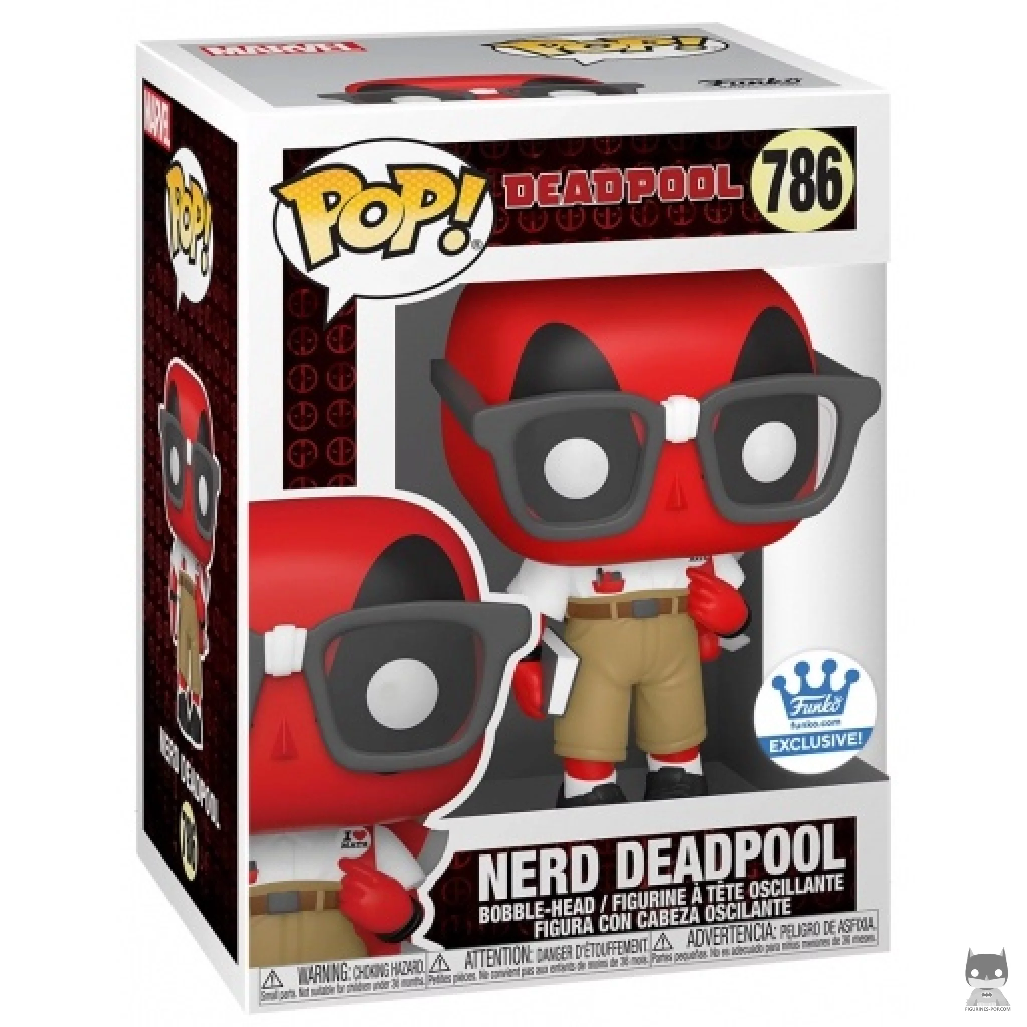 Nerd Deadpool Funko Pop! figure in its box