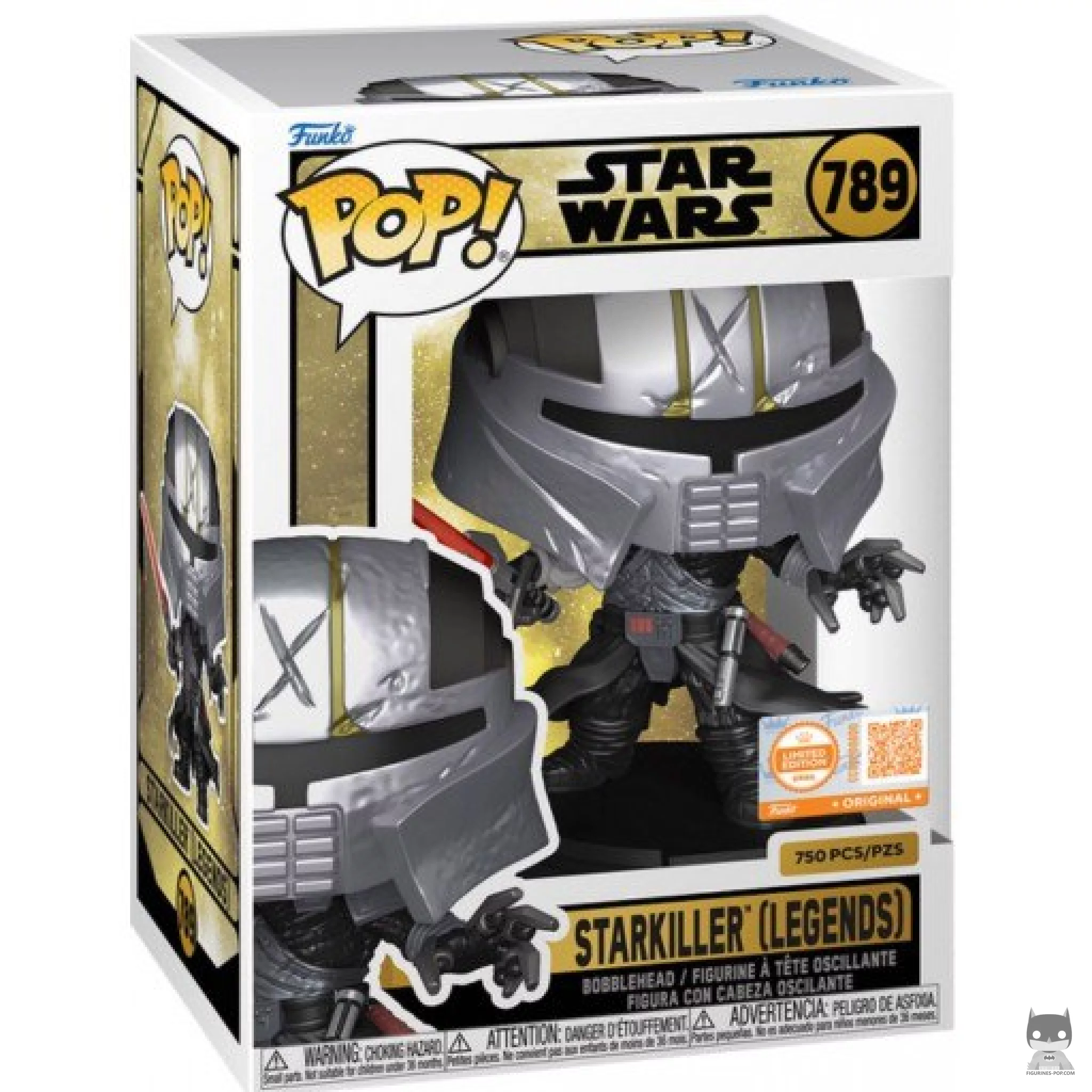 Starkiller (Legends) Funko Pop! figure in its box