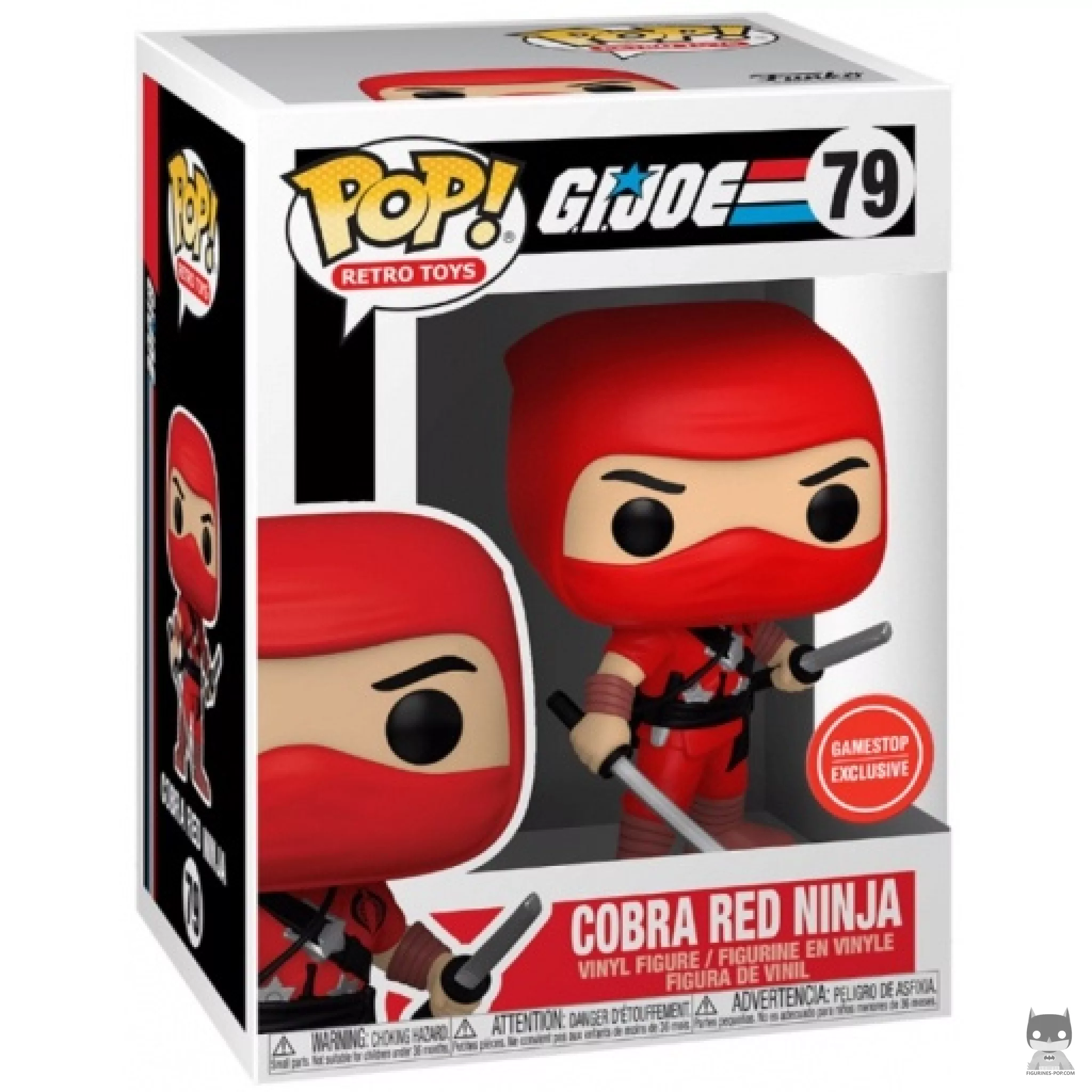 Cobra Red Ninja Funko Pop! figure in its box