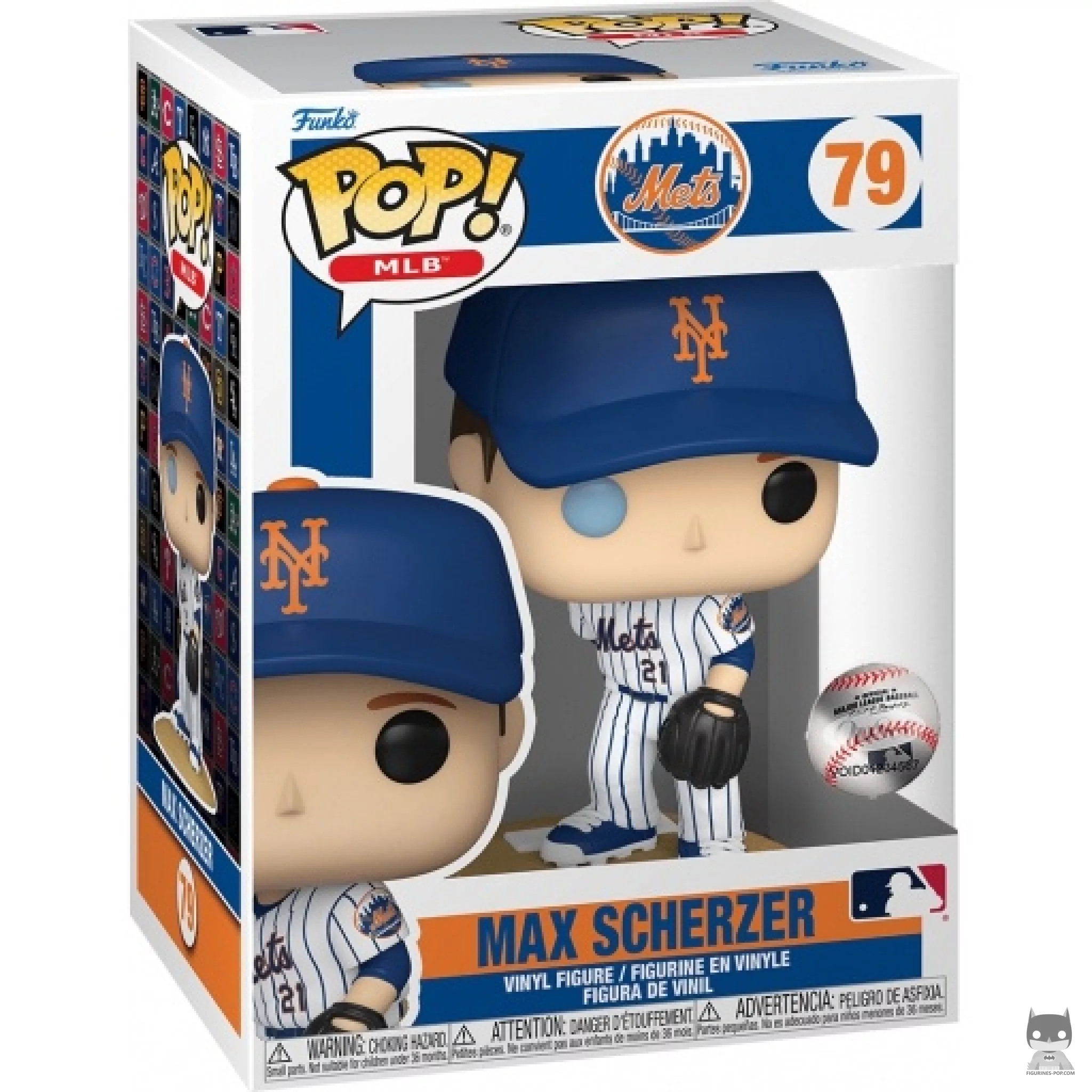 Max Scherzer Funko Pop! figure in its box