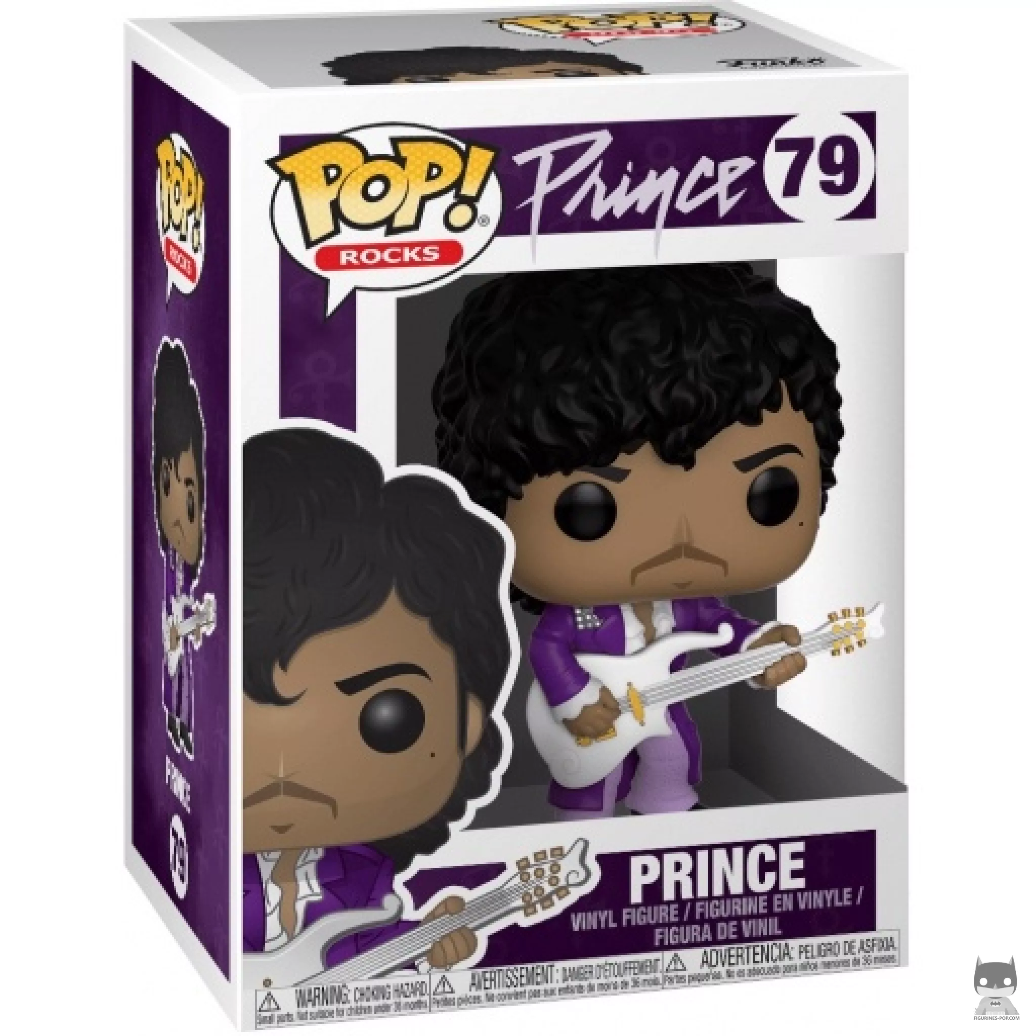 Prince (Purple Rain) Funko Pop! figure in its box