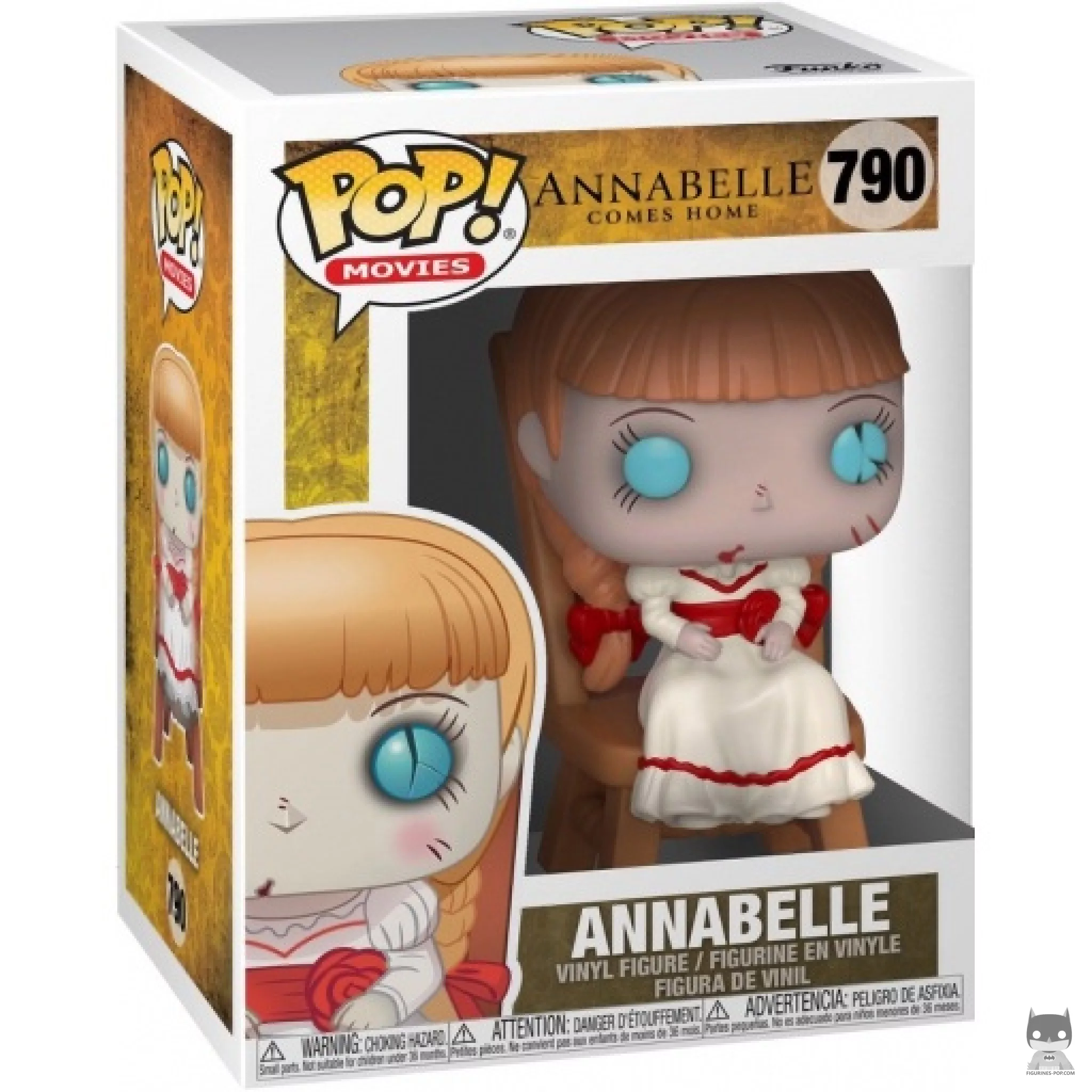Annabelle in chair Funko Pop! figure in its box