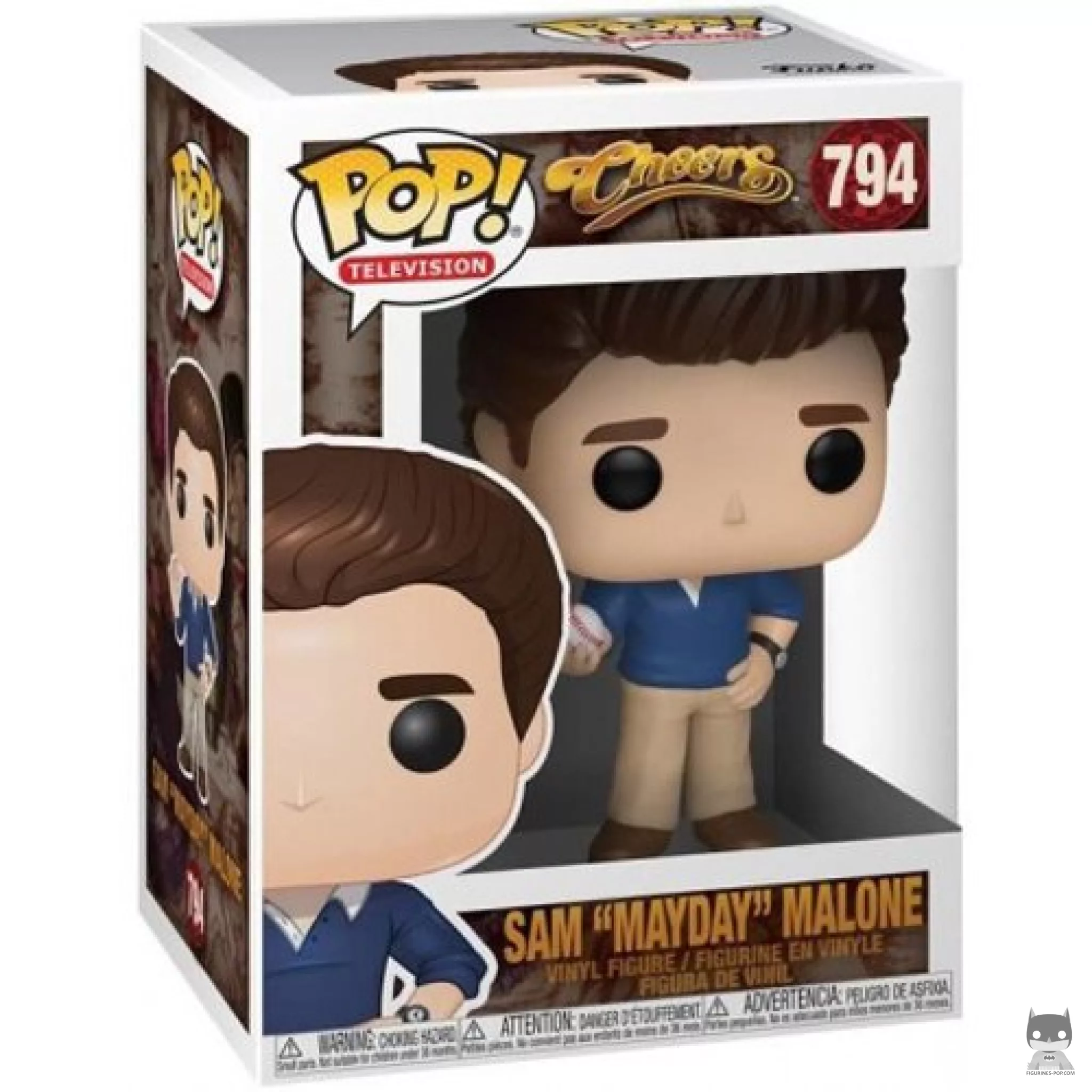 Sam "Mayday" Malone Funko Pop! figure in its box