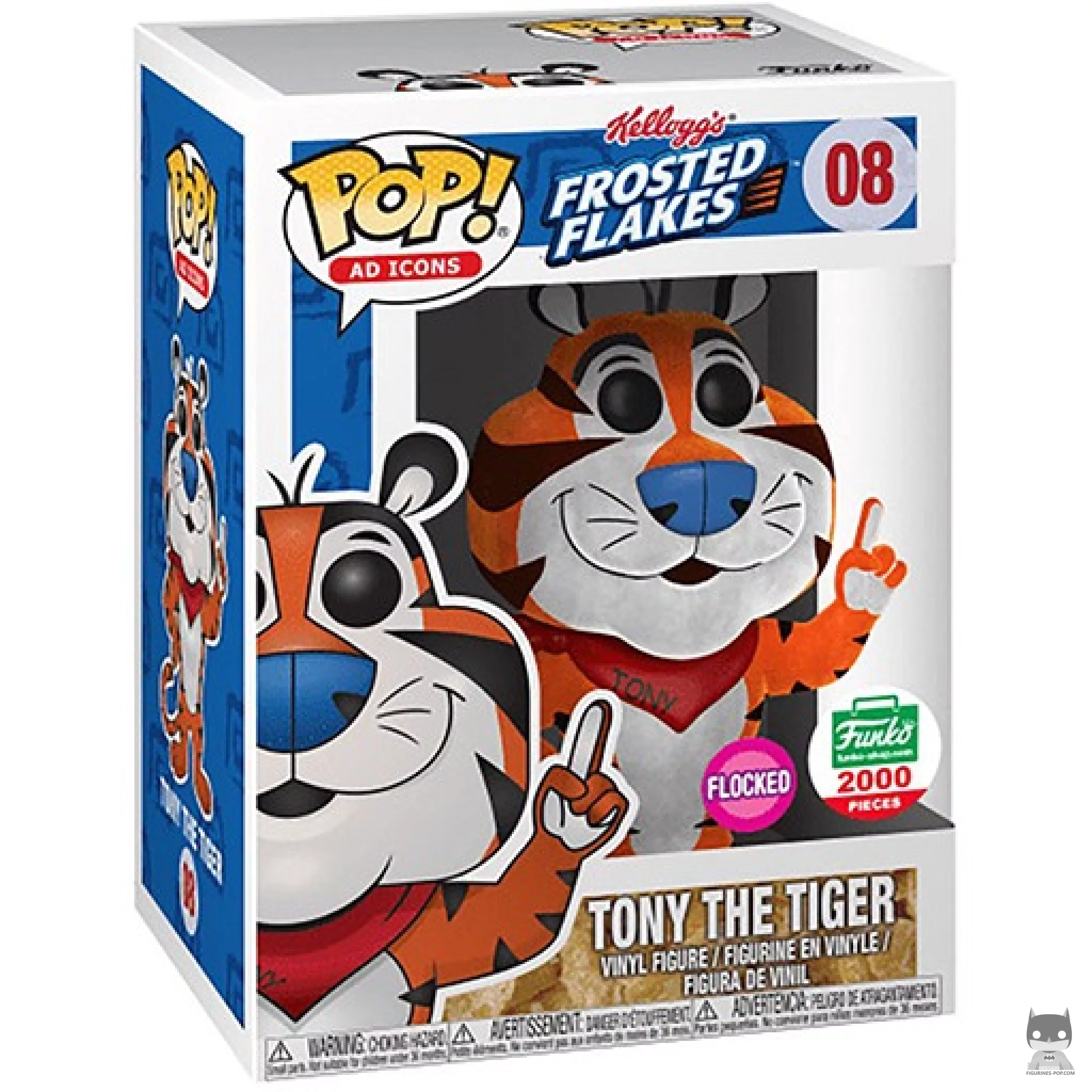 Tony the Tiger (Flocked) Funko Pop! figure in its box