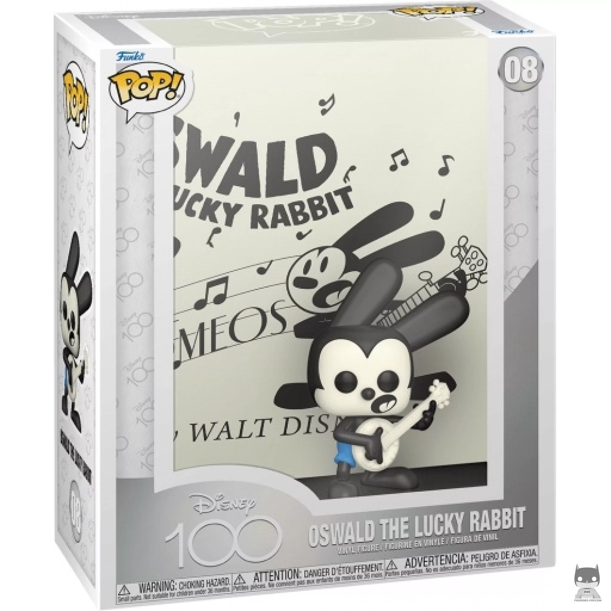 Oswald The Lucky Rabbit Funko Pop! figure in its box