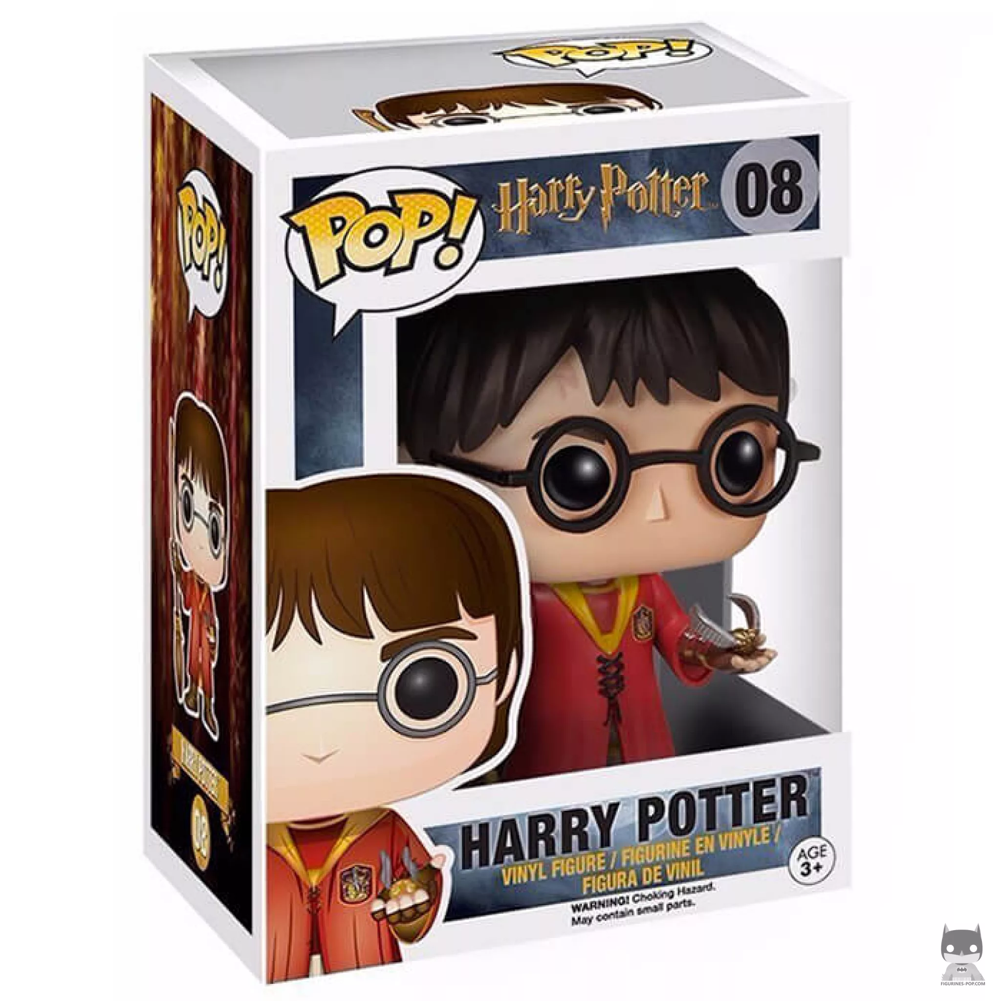 Harry Potter with Quidditch Robes Funko Pop! figure in its box