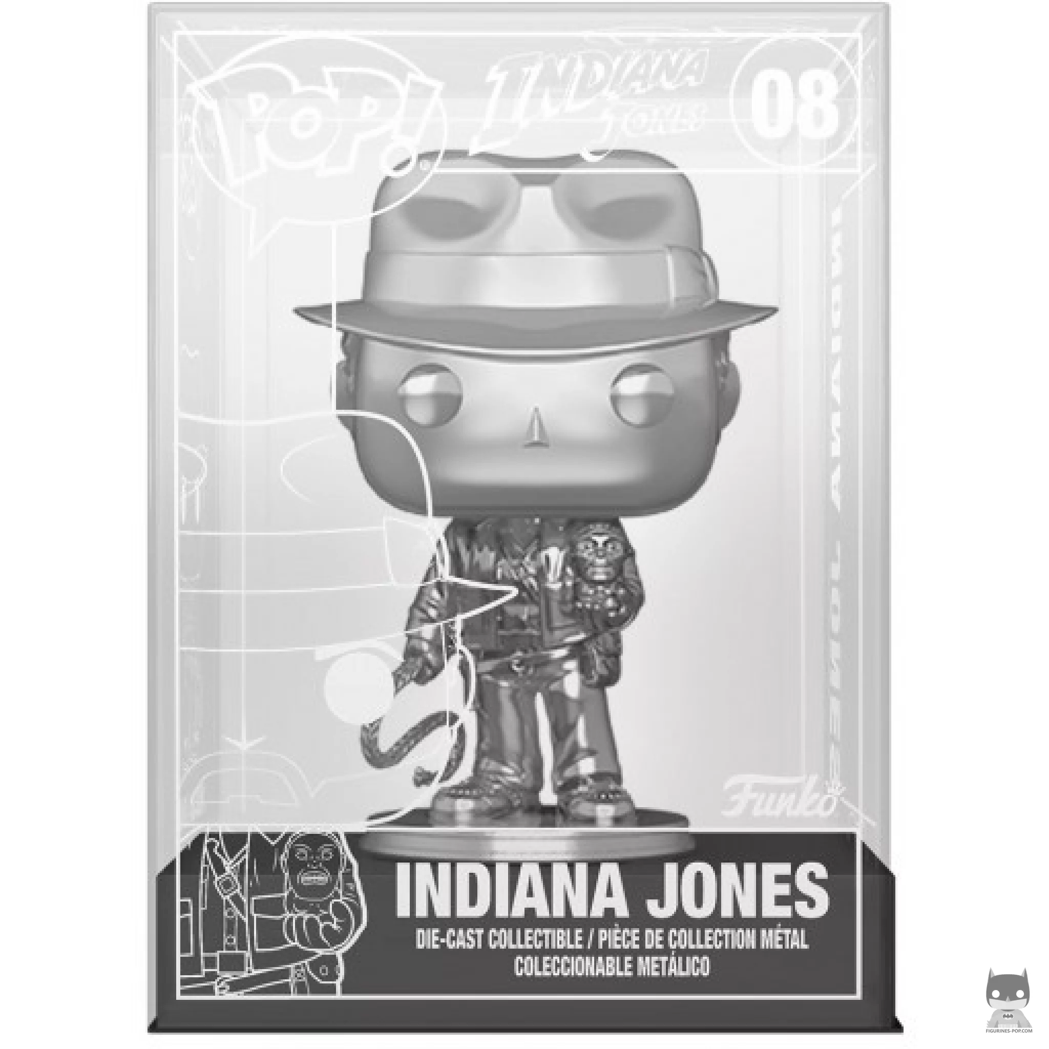 Indiana Jones with golden idol (Chase & Silver) Funko Pop! figure (Indiana Jones)