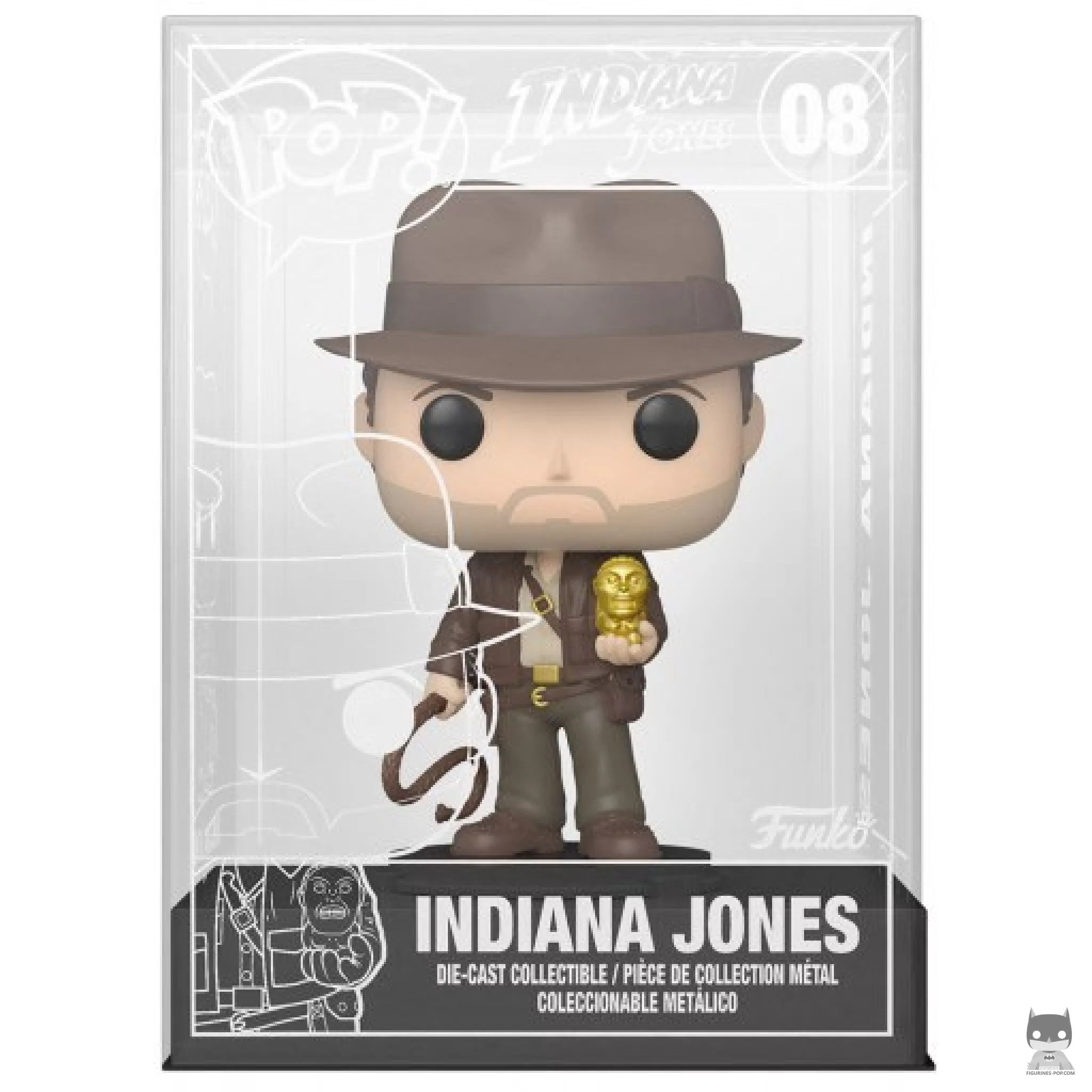 Indiana Jones with golden idol Funko Pop! figure (Indiana Jones)