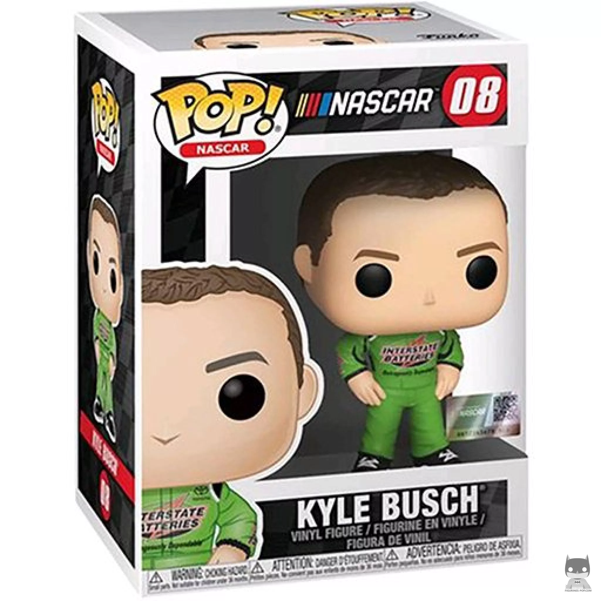 Kyle Busch Funko Pop! figure in its box