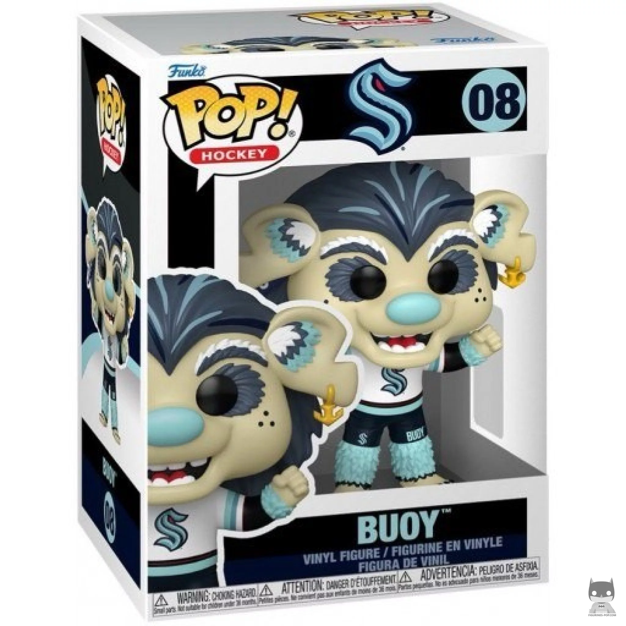 Buoy (Seattle Kraken) Funko Pop! figure in its box