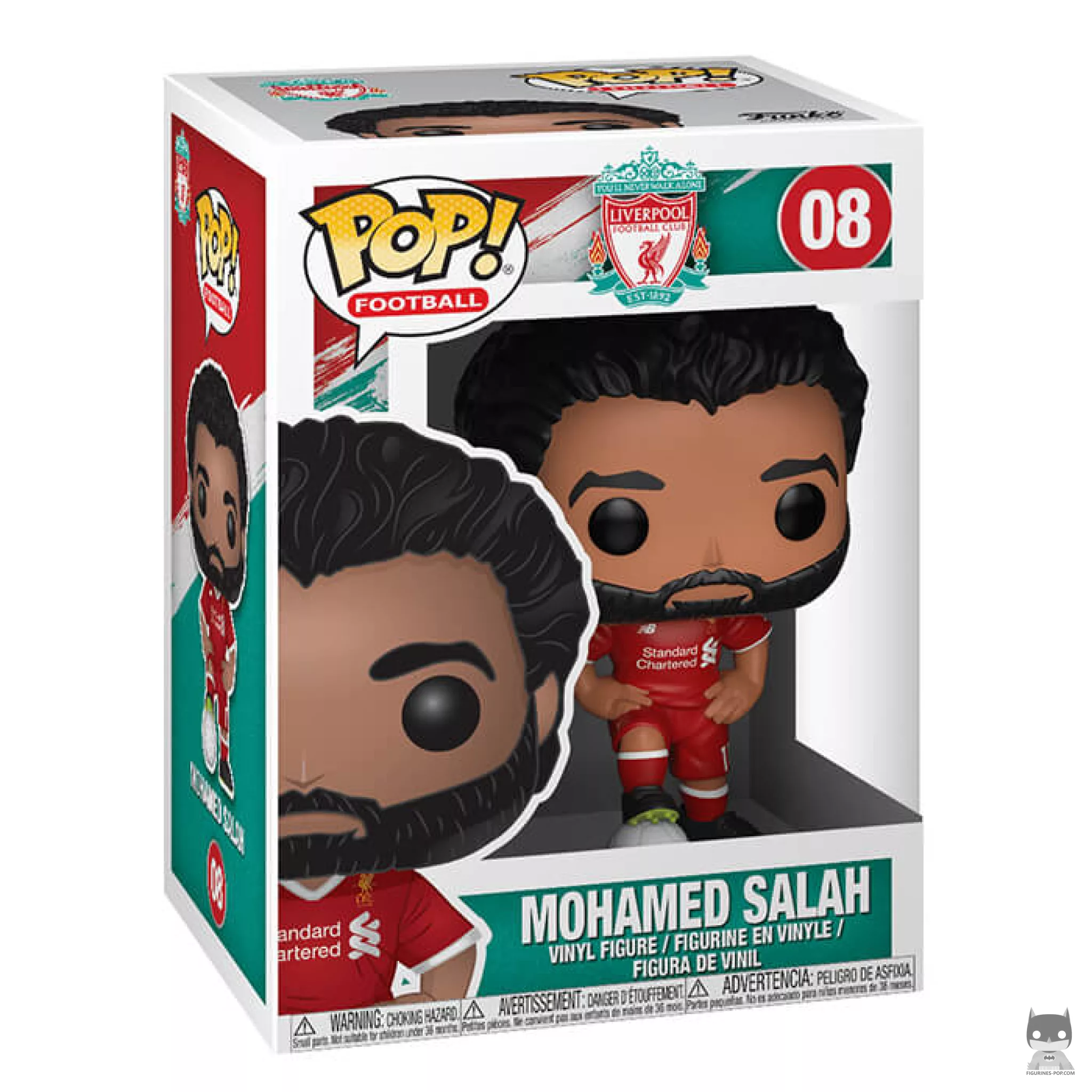 Mohamed Salah (Liverpool) Funko Pop! figure in its box