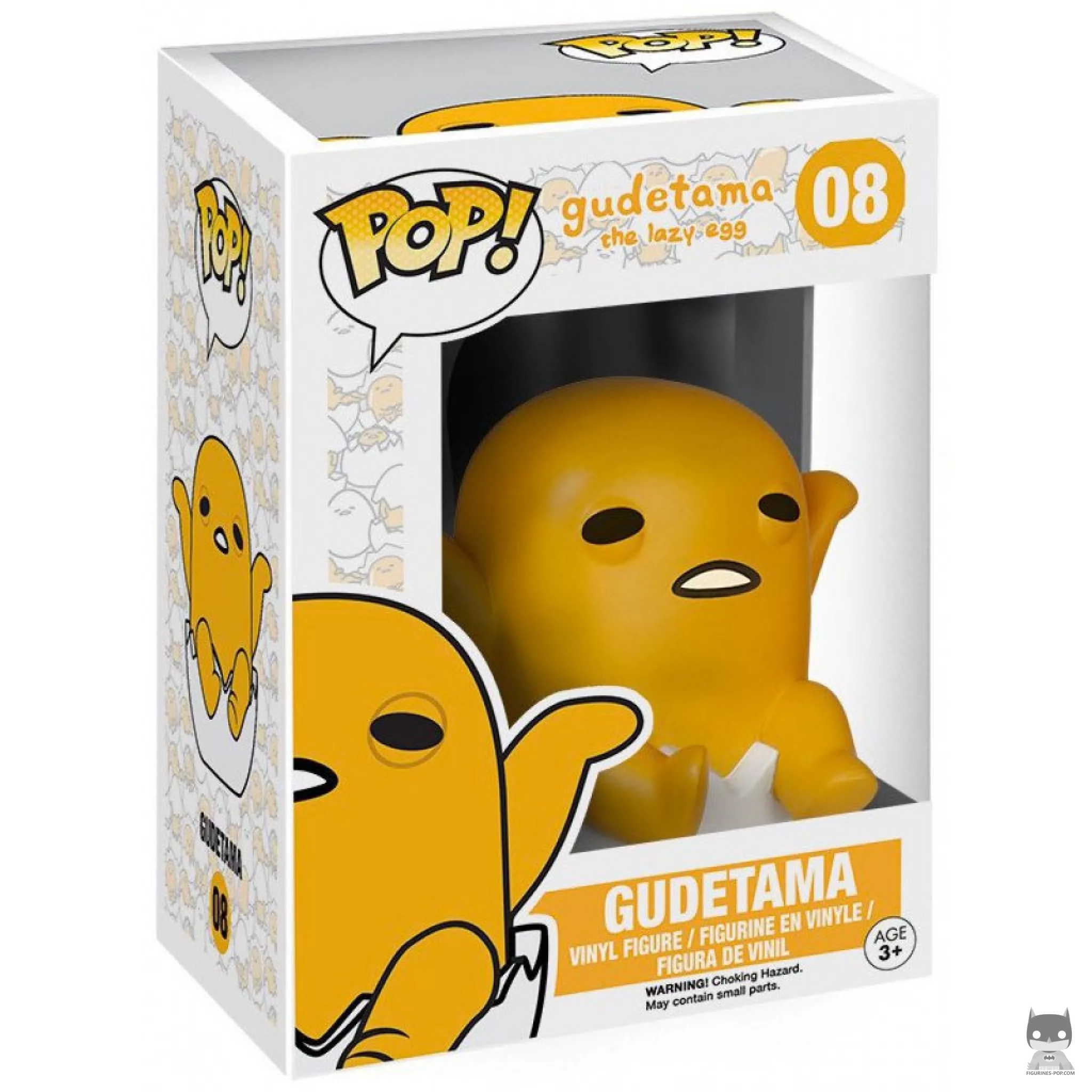Gudetama Funko Pop! figure in its box