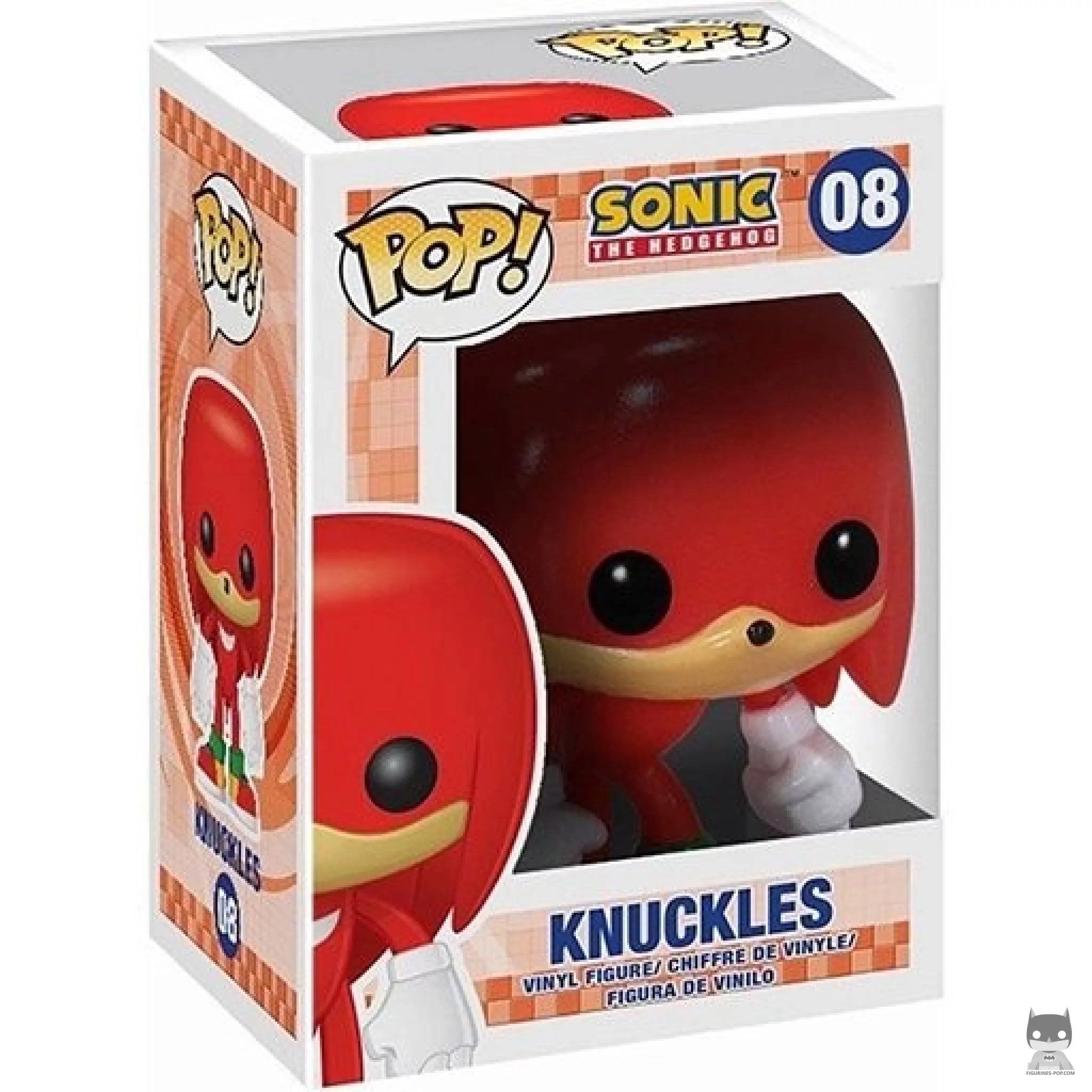 Knuckles Funko Pop! figure in its box