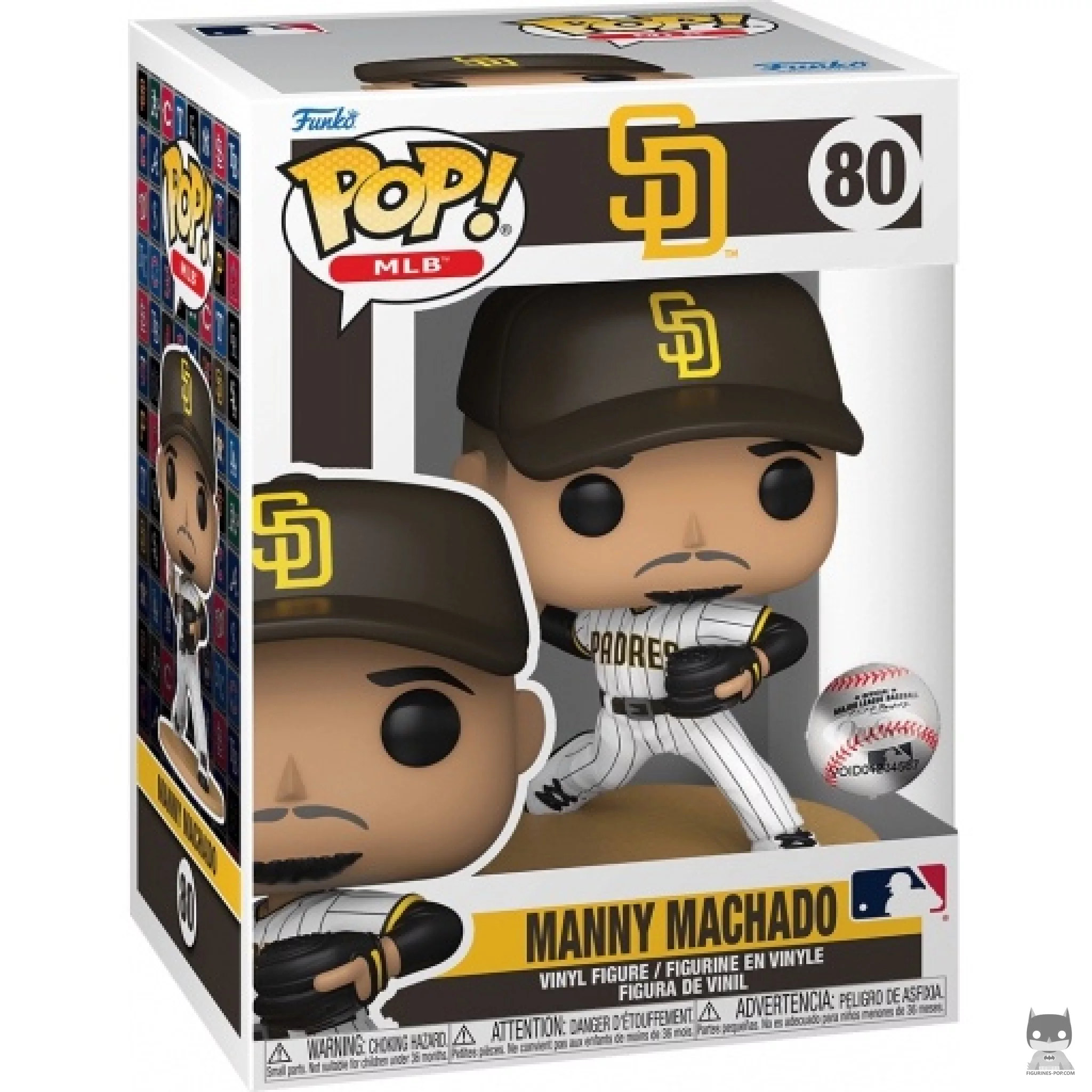 Manny Machado Funko Pop! figure in its box
