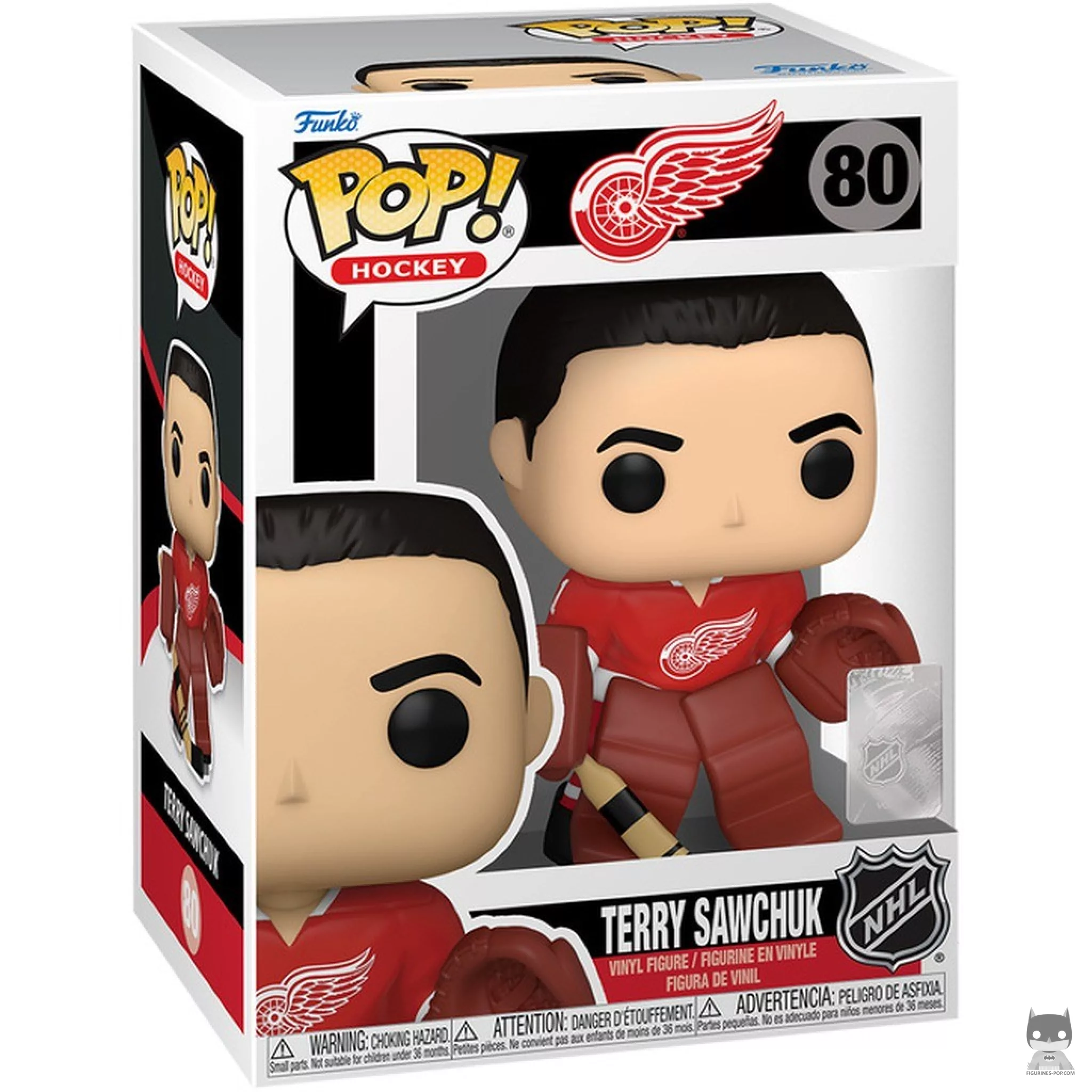 Terry Sawchuk Funko Pop! figure in its box