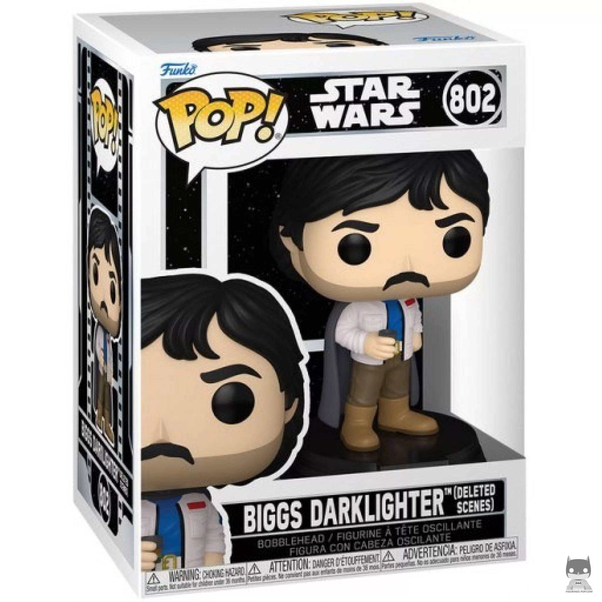 Biggs Darklighter (Deleted Scene) Funko Pop! figure in its box