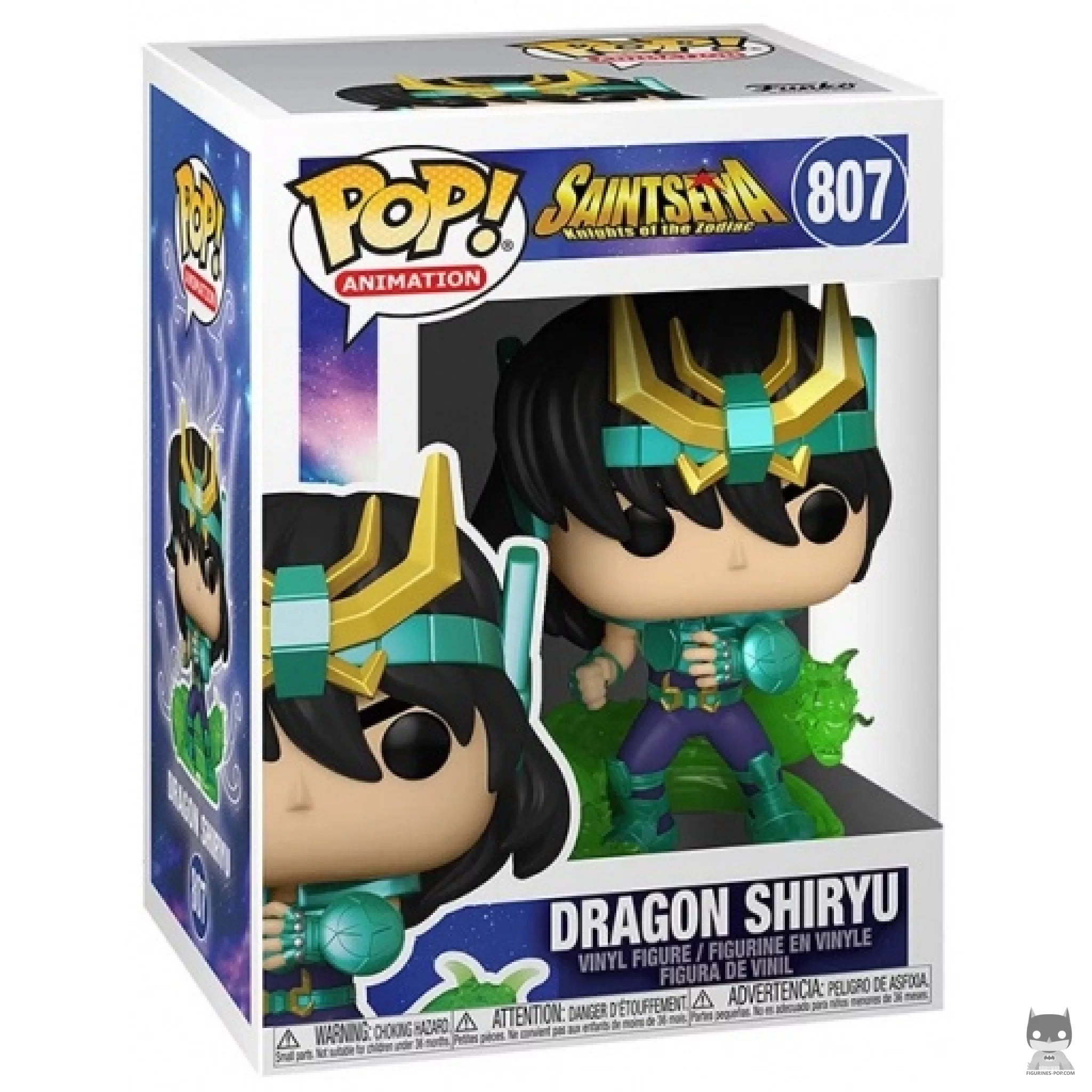 Dragon Shiryu Funko Pop! figure in its box