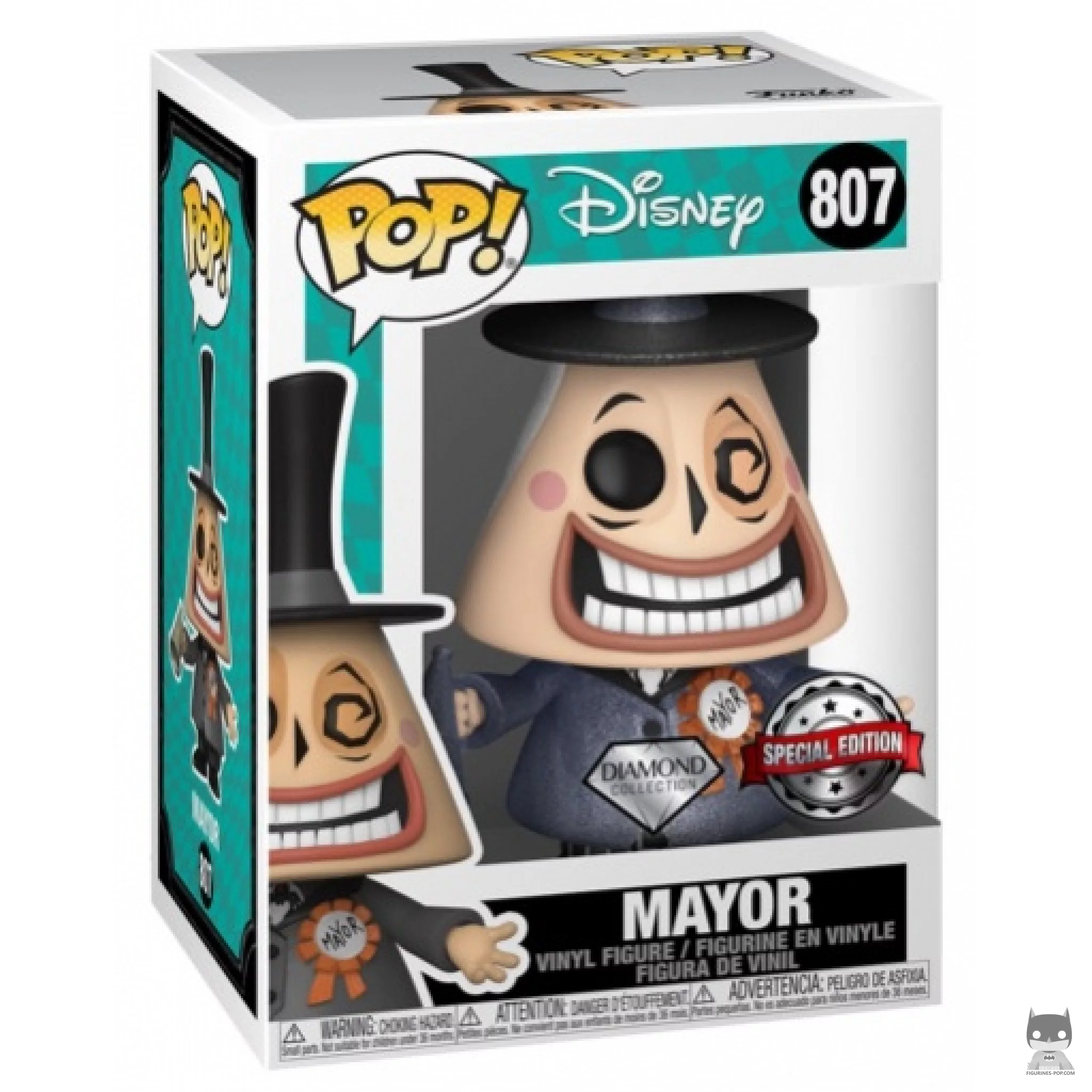 Mayor (Diamond Glitter) Funko Pop! figure in its box