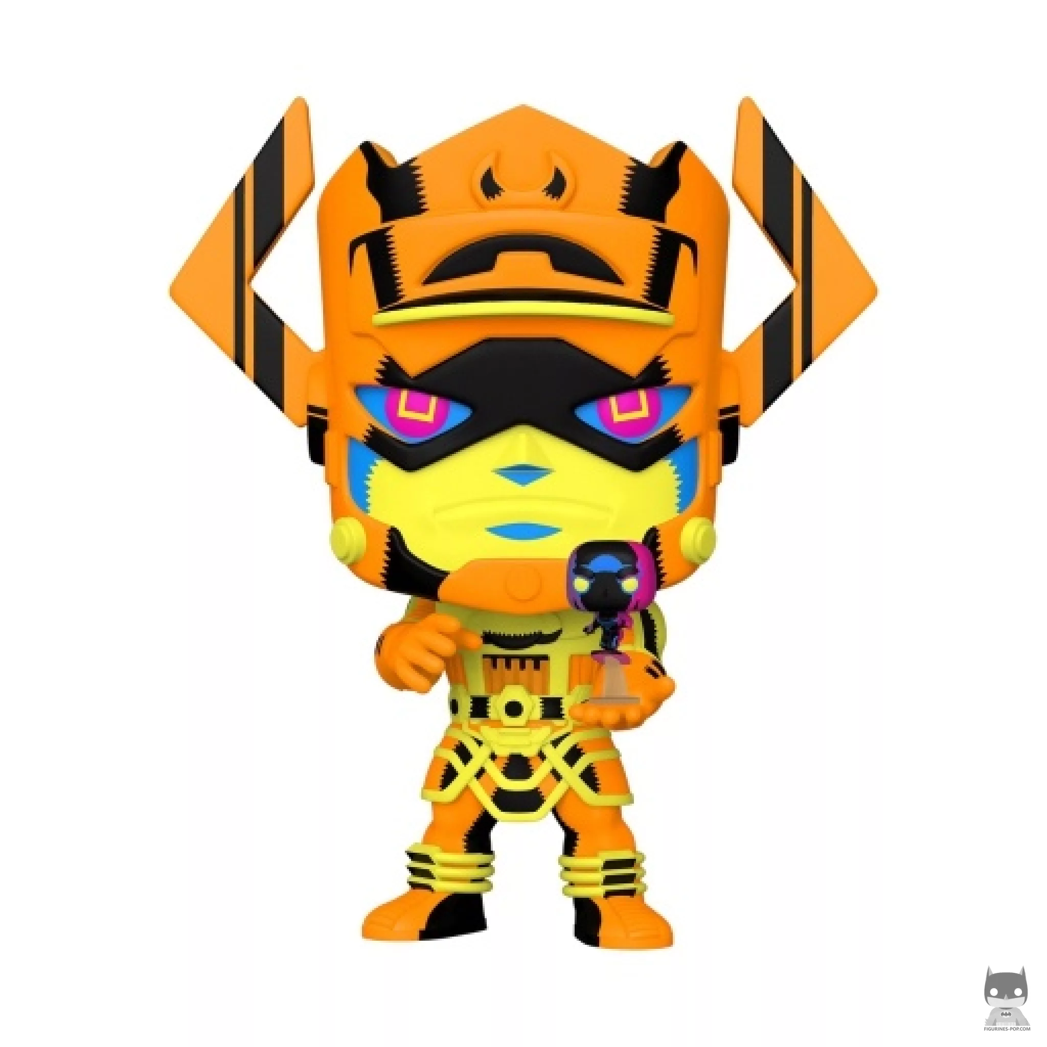 Galactus with Silver Surfer (Blacklight) (Chase) (Supersized) Funko Pop! figure (Fantastic Four)