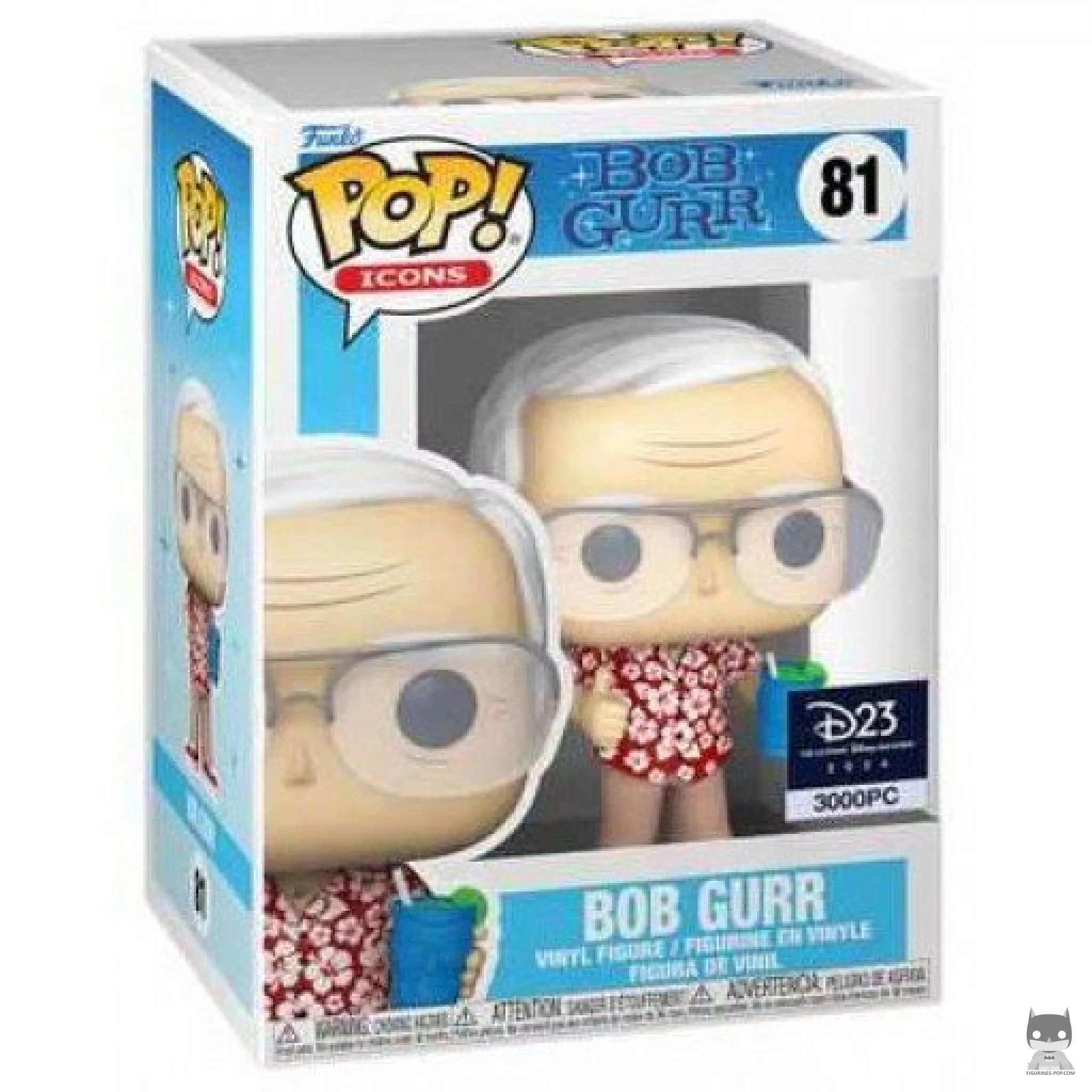 Bob Gurr Funko Pop! figure in its box